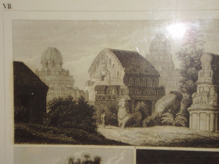 Antique Henry Winkles Engraving After Works by Johann Georg Heck