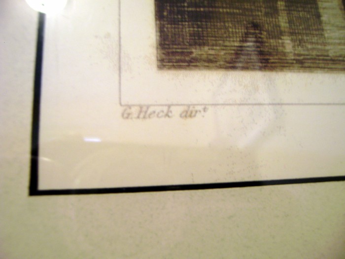 Antique Henry Winkles Engraving After Works by Johann Georg Heck