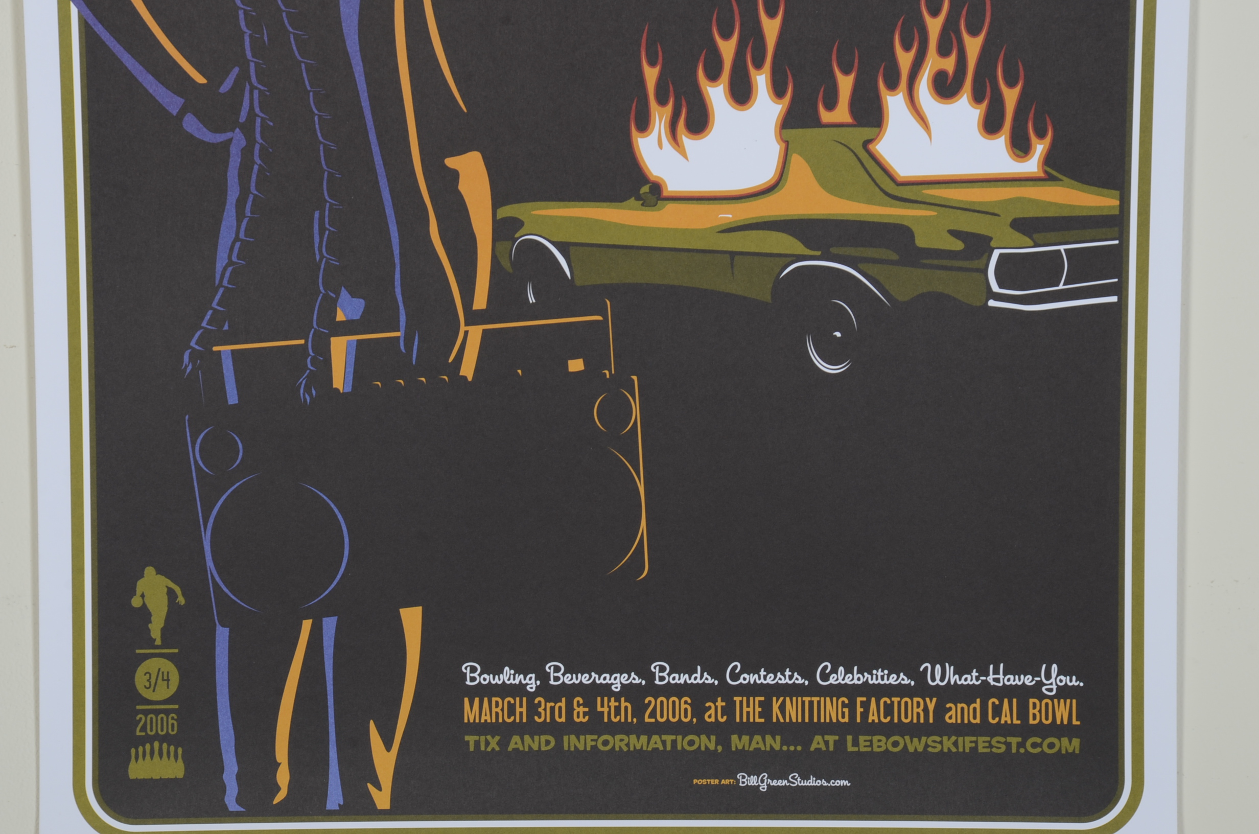 Big Lebowski Fest West Poster