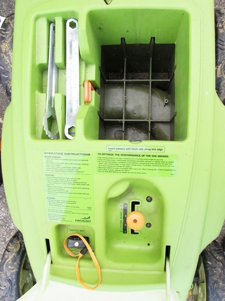 Neuton CE6 Battery Powered Mower And Attachments