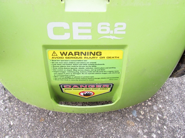 Neuton CE6 Battery Powered Mower And Attachments