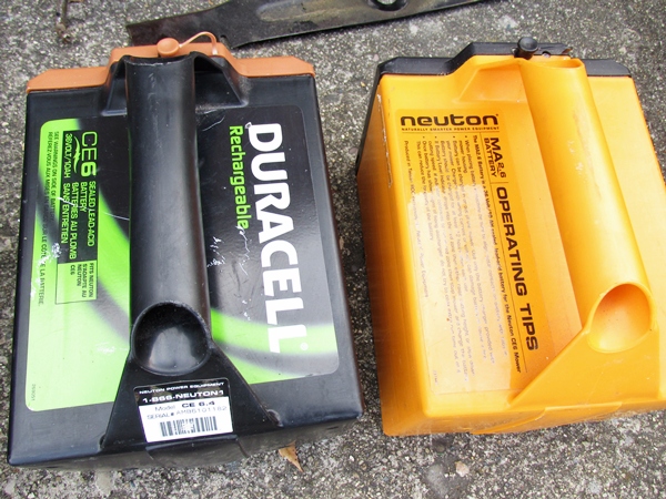 Neuton CE6 Battery Powered Mower And Attachments