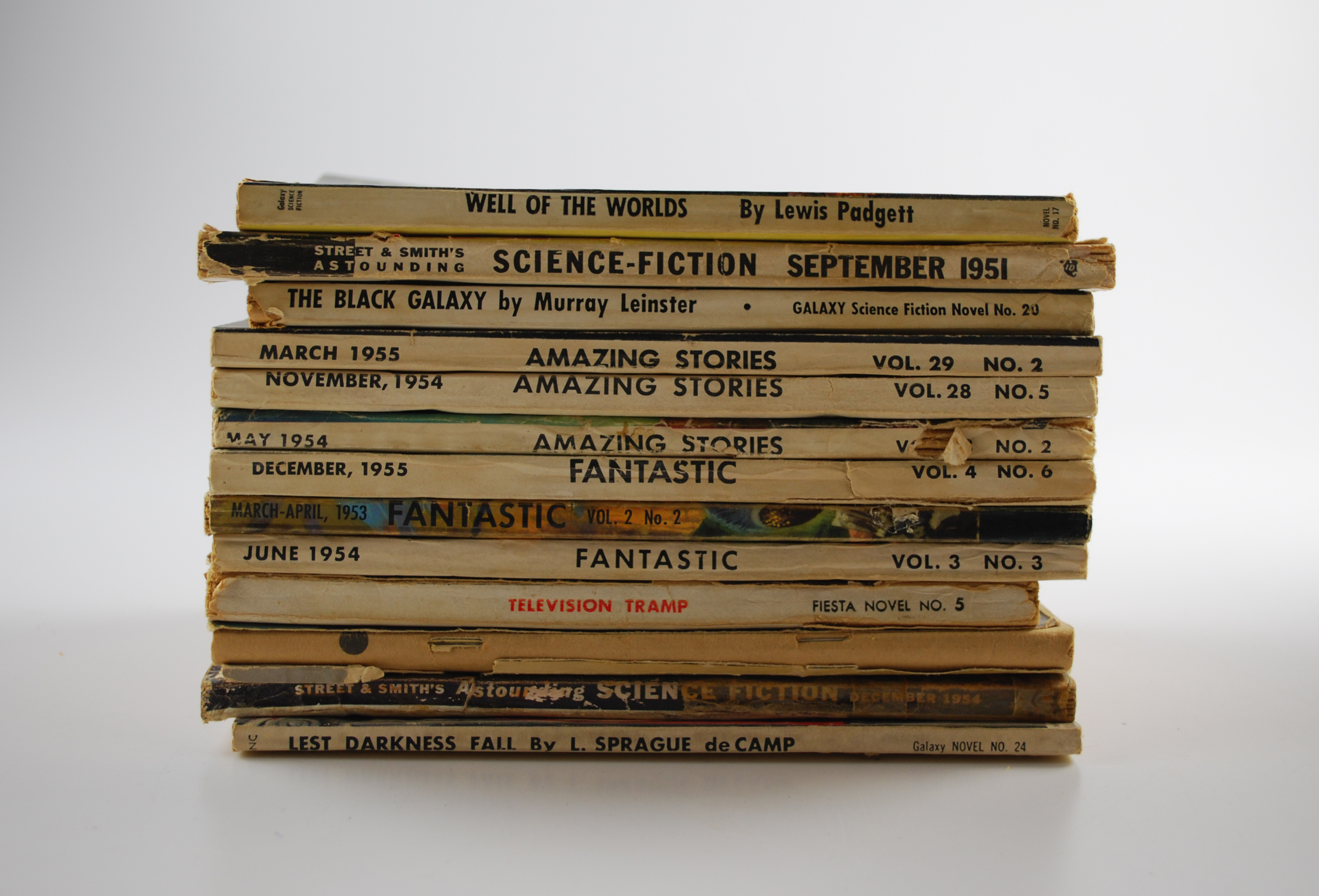 Fifty Two Vintage Science and Pulp Fiction Magazines