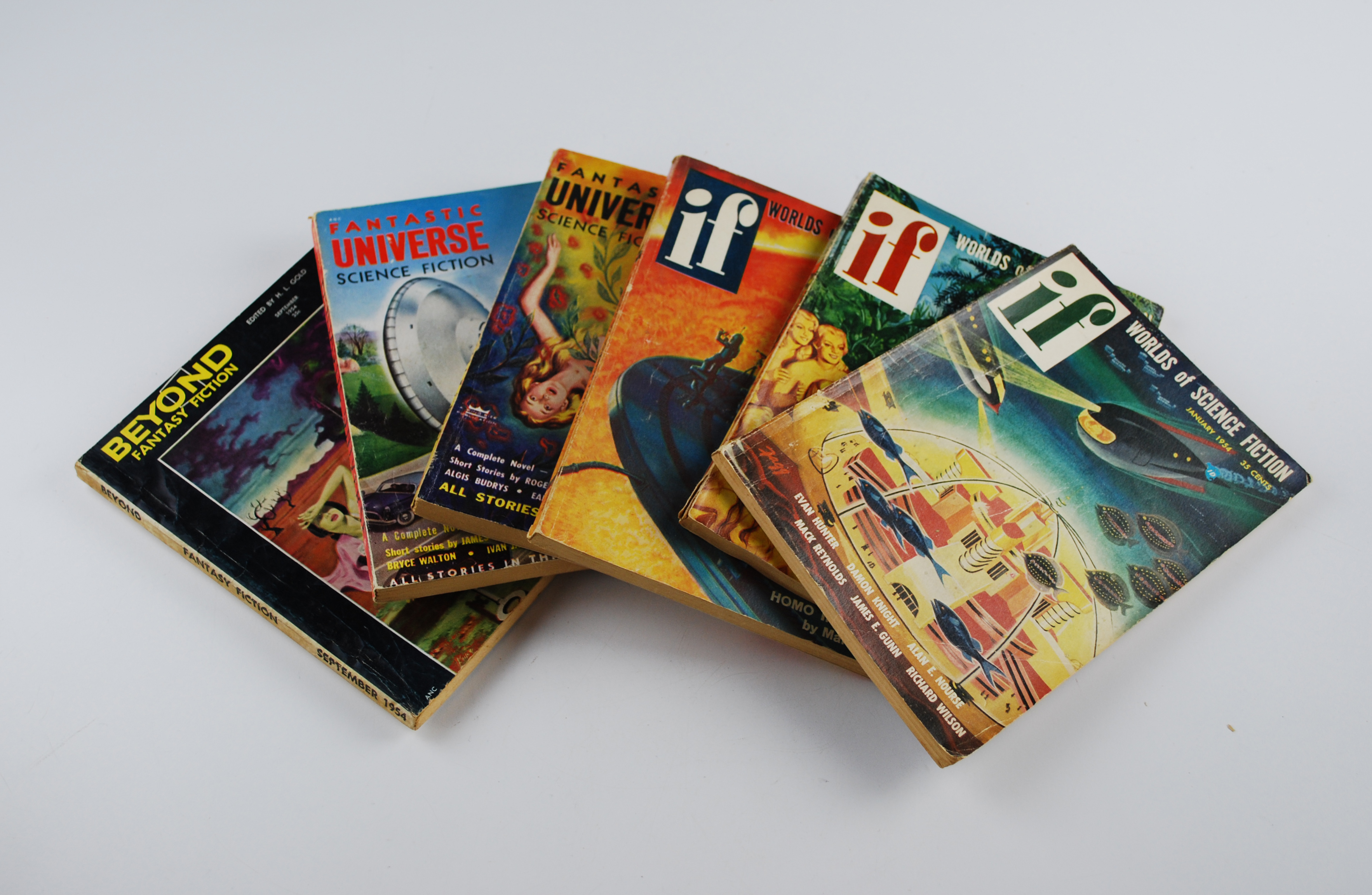 Fifty Two Vintage Science and Pulp Fiction Magazines