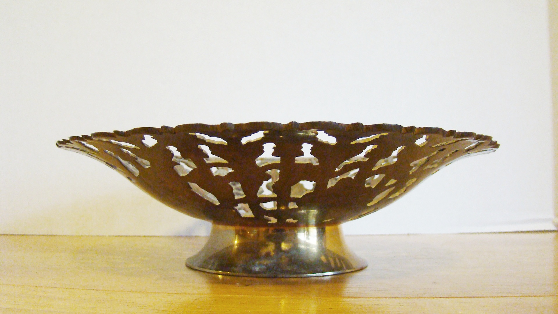 Vintage Penco Guinea Botanical Brass Bowl & Pottery Lot 