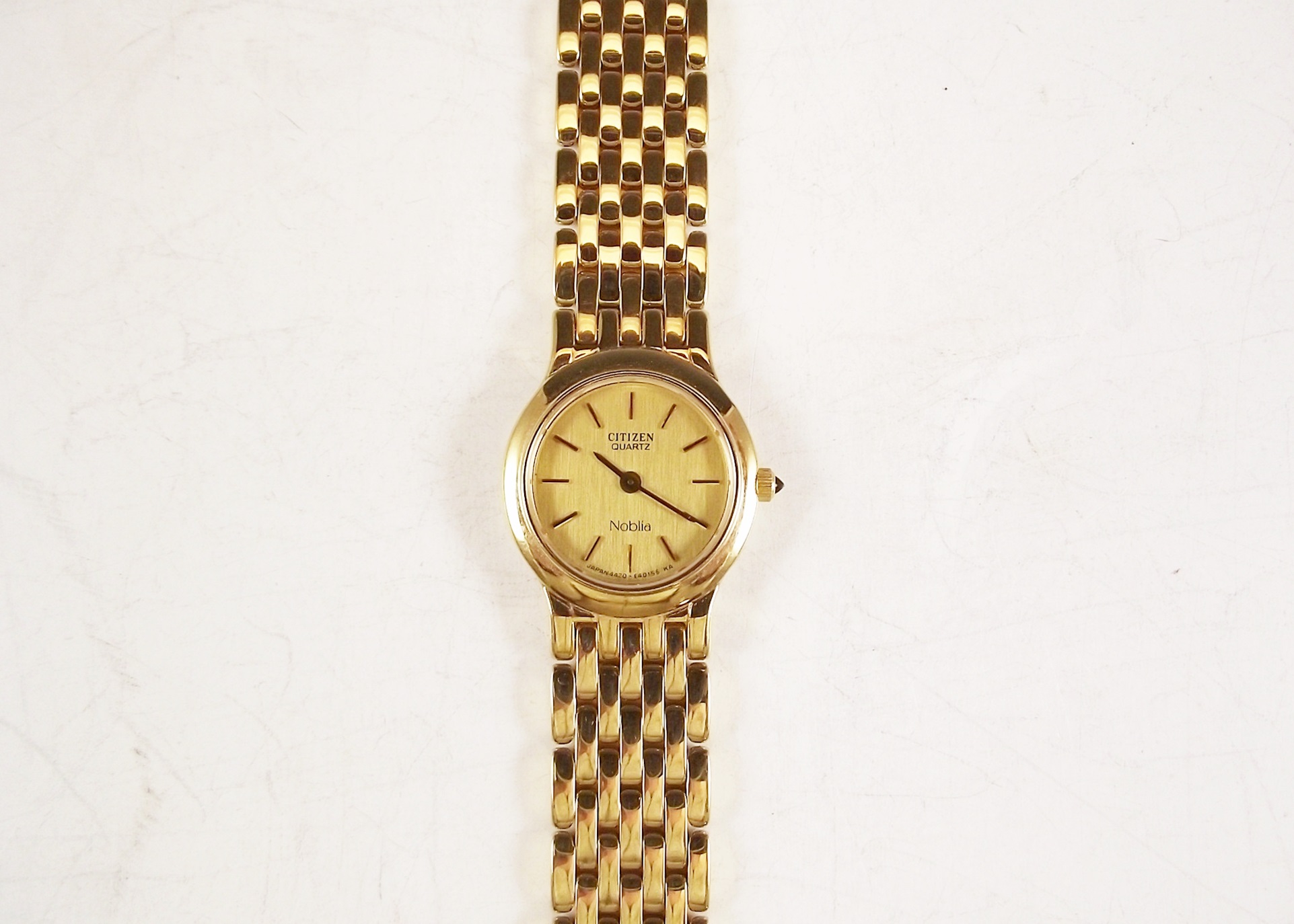 Vintage Citizen Quartz Noblia Gold Tone Ladies Watch
