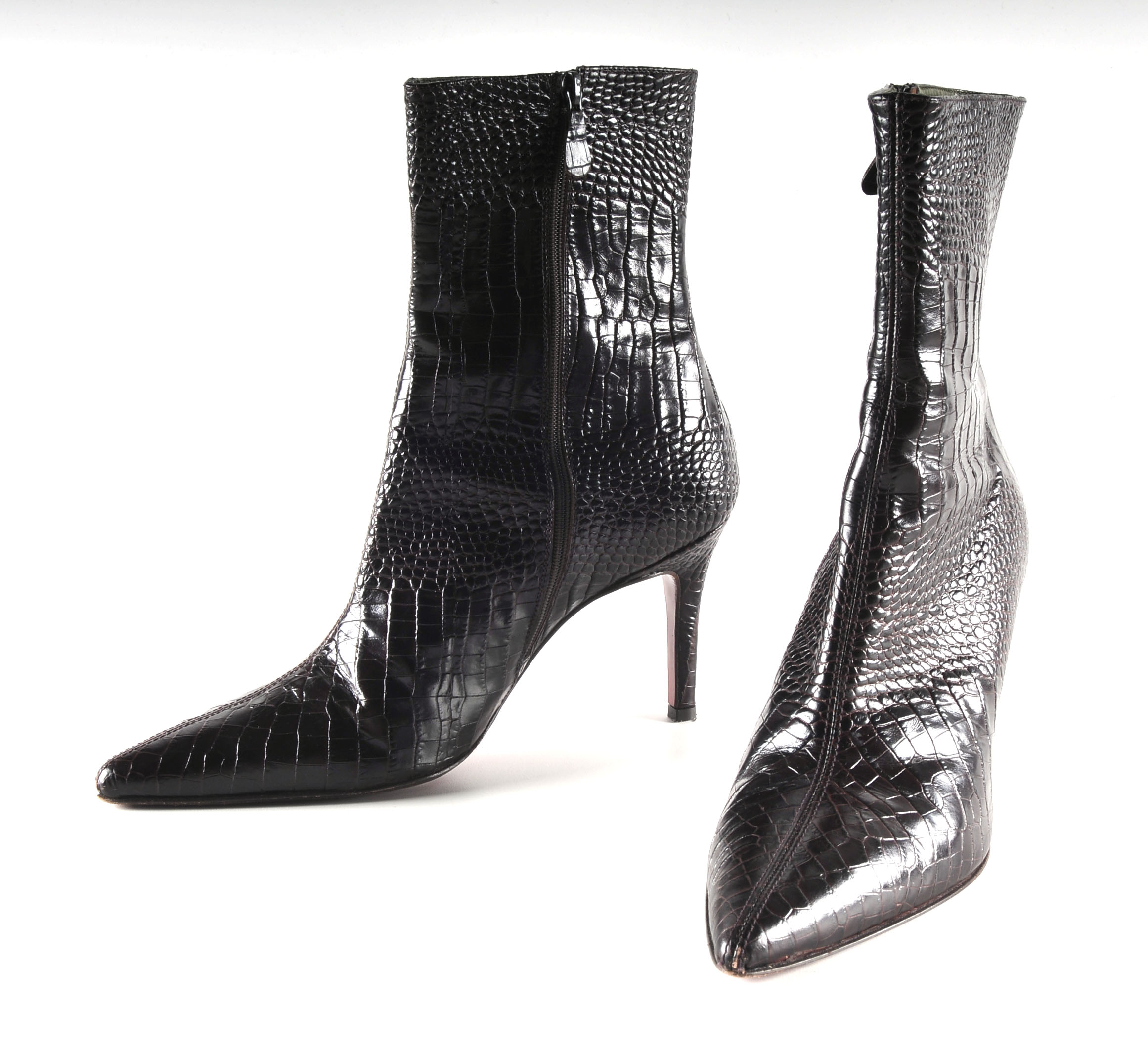 Brown Leather Ann Taylor Half Boots