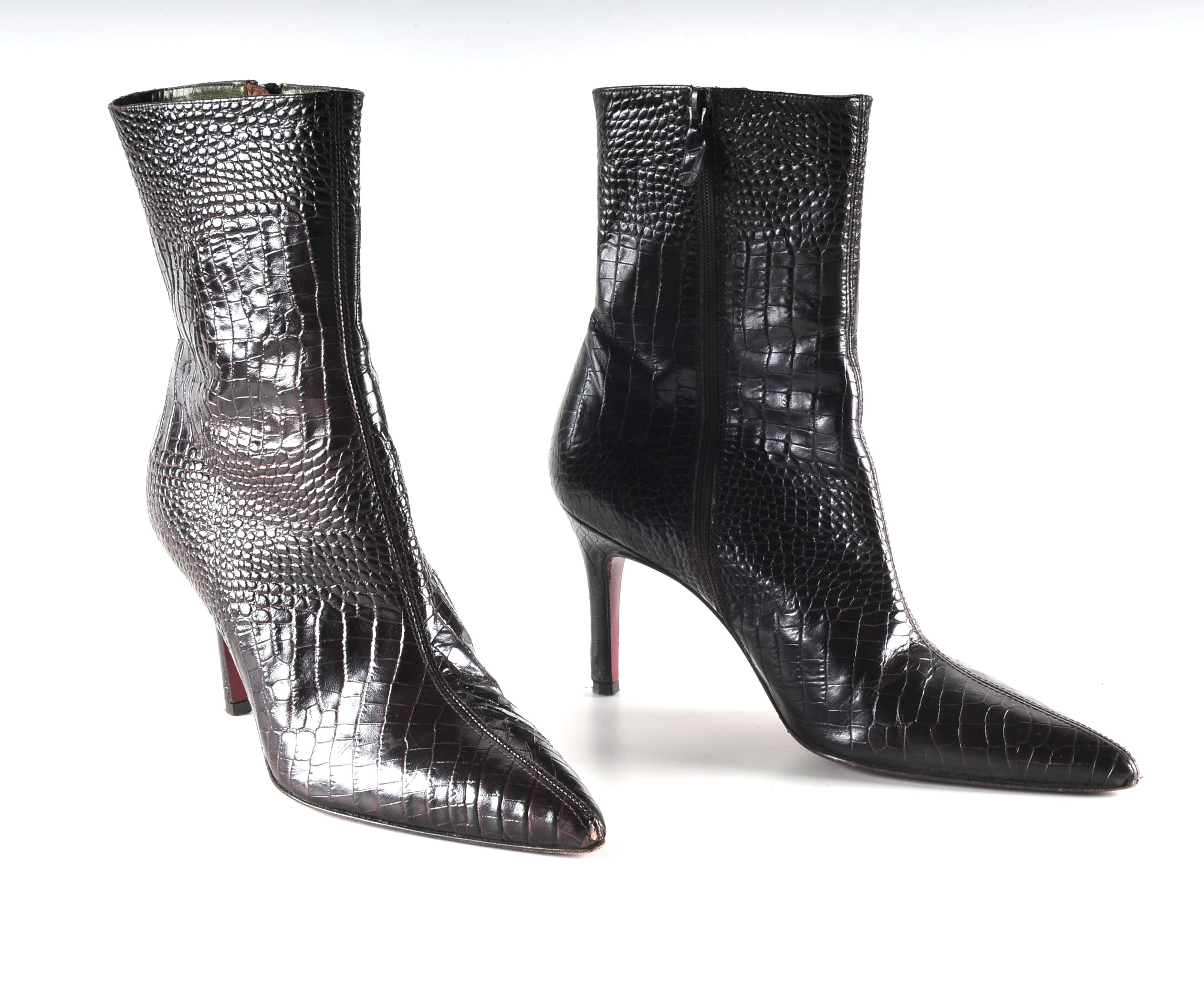 Brown Leather Ann Taylor Half Boots