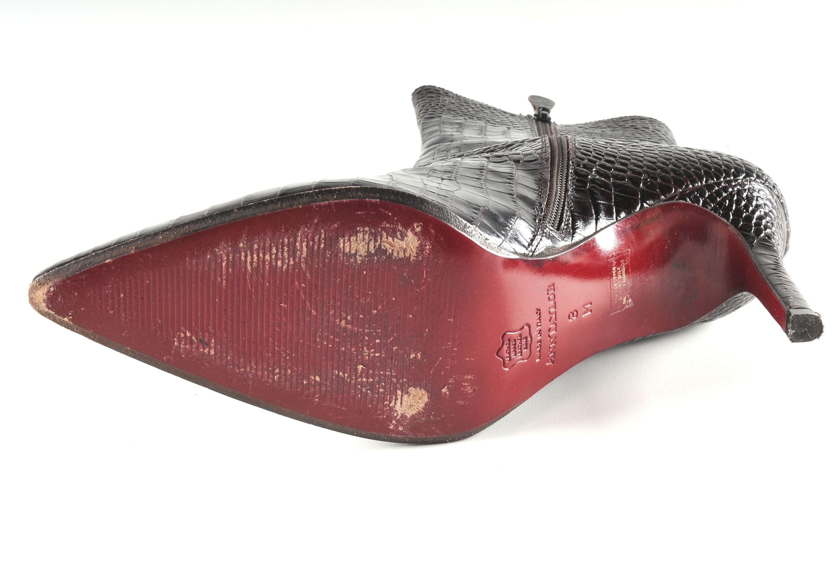 Brown Leather Ann Taylor Half Boots