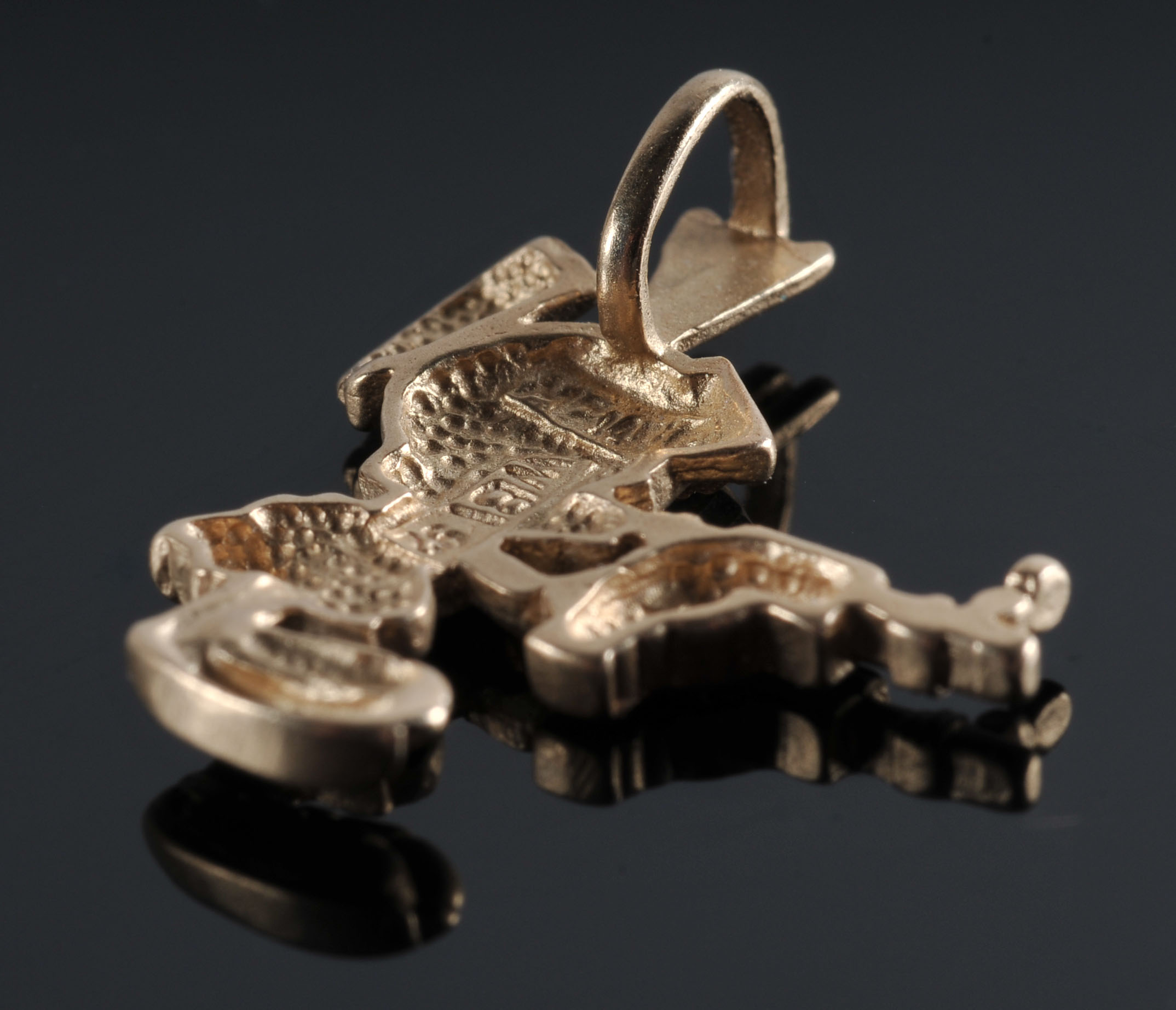 14 Kt Yellow Gold Marvin the Martian Charm