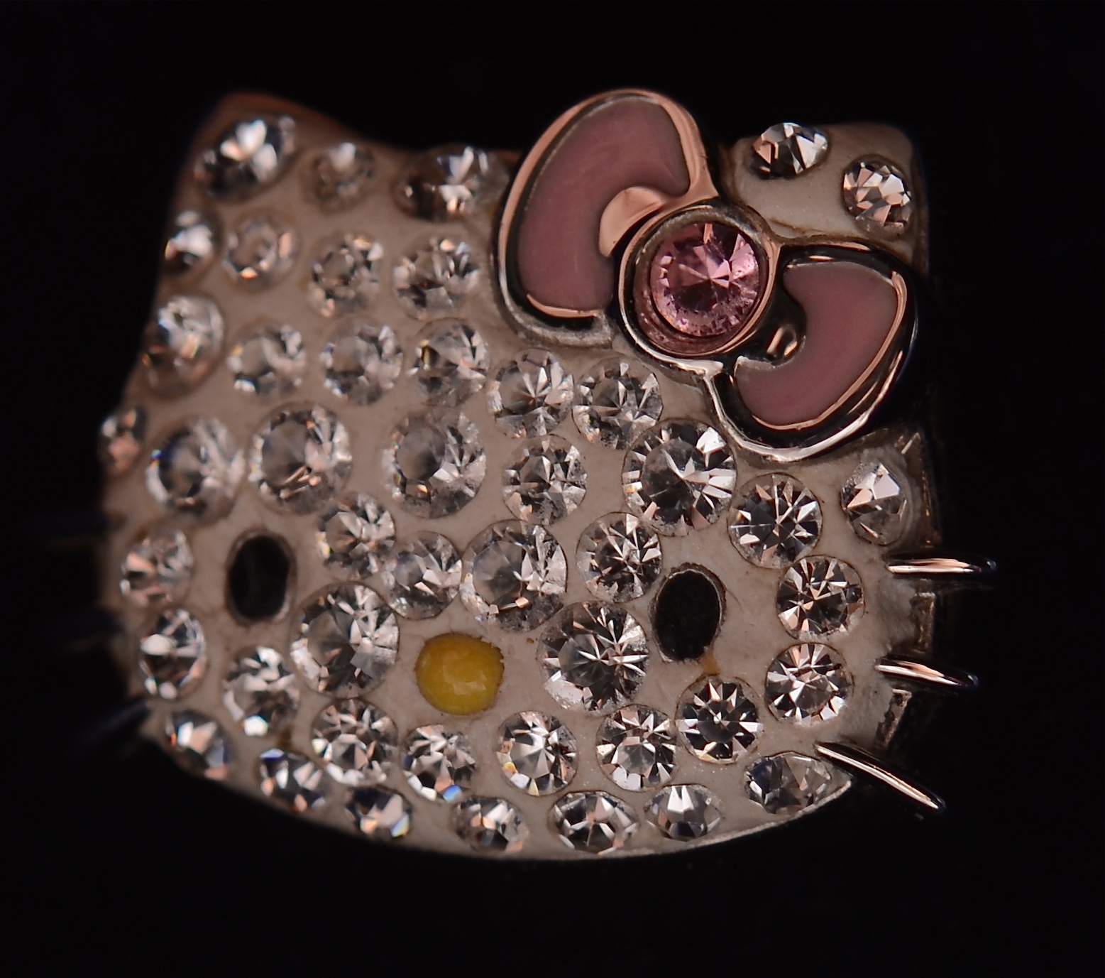 Pair of Swarovski Crystal "Hello Kitty" Earrings