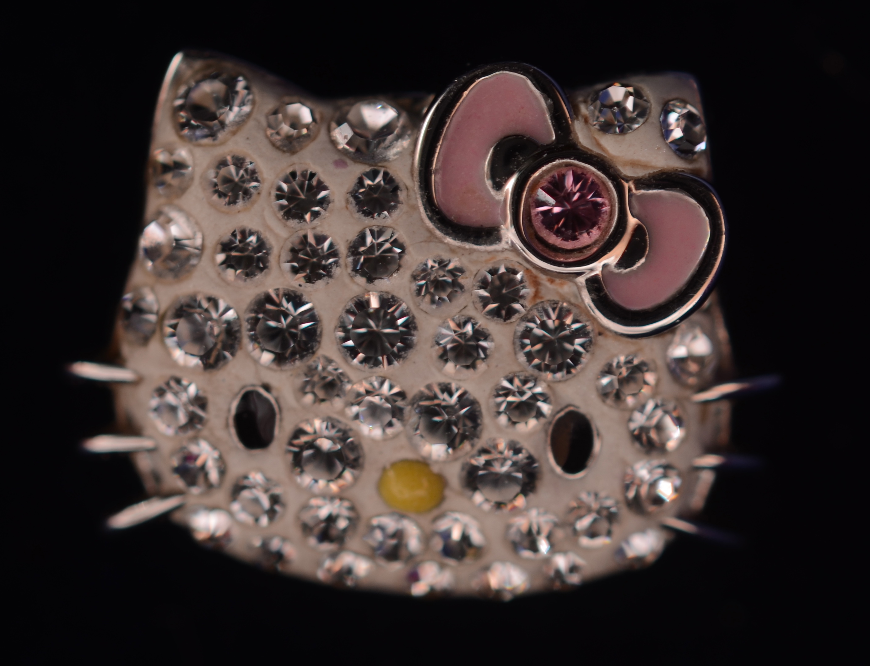 Pair of Swarovski Crystal "Hello Kitty" Earrings