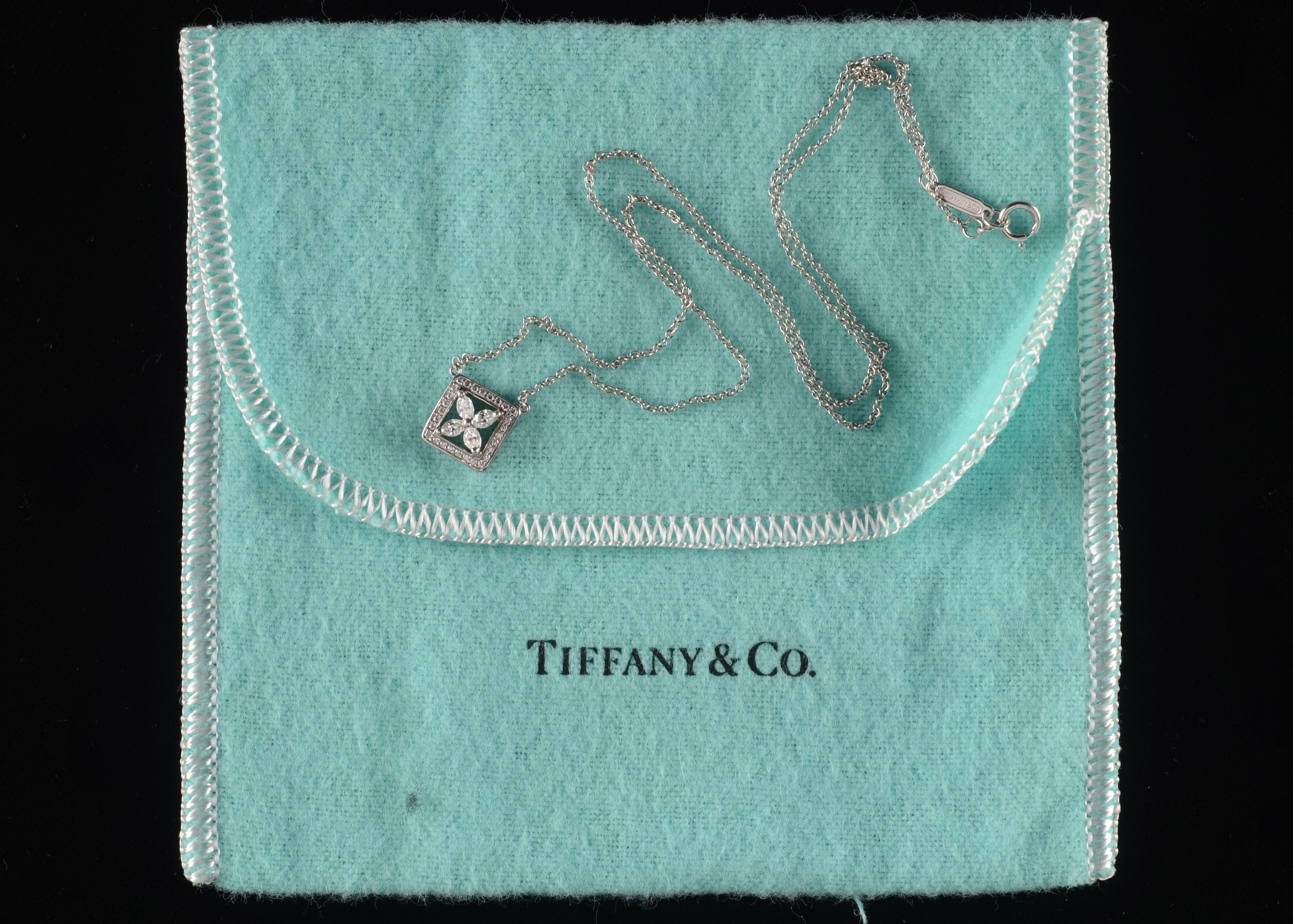 Tiffany & Co. Diamond and Platinum "Victoria" Necklace