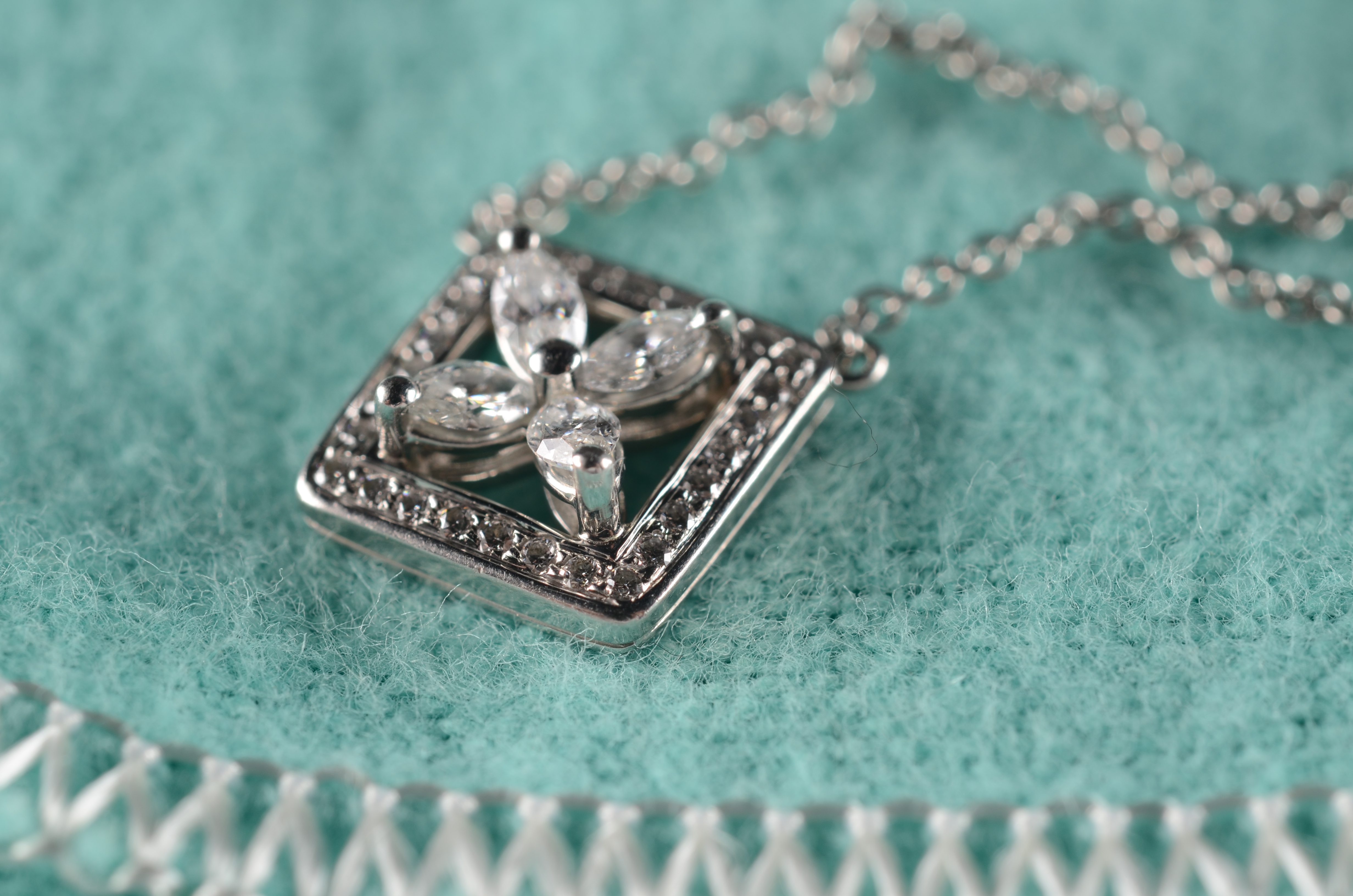 Tiffany & Co. Diamond and Platinum "Victoria" Necklace