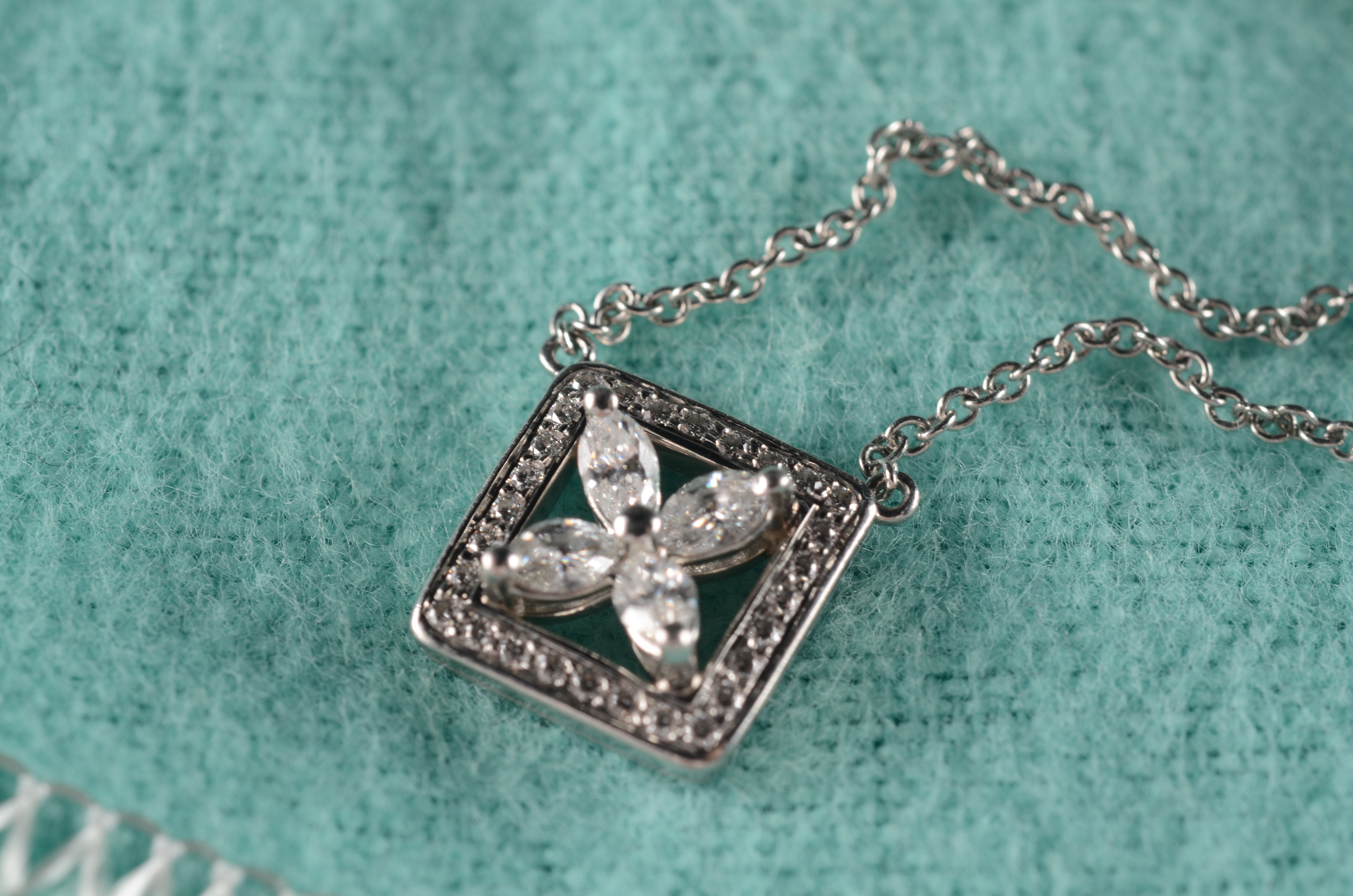 Tiffany & Co. Diamond and Platinum "Victoria" Necklace