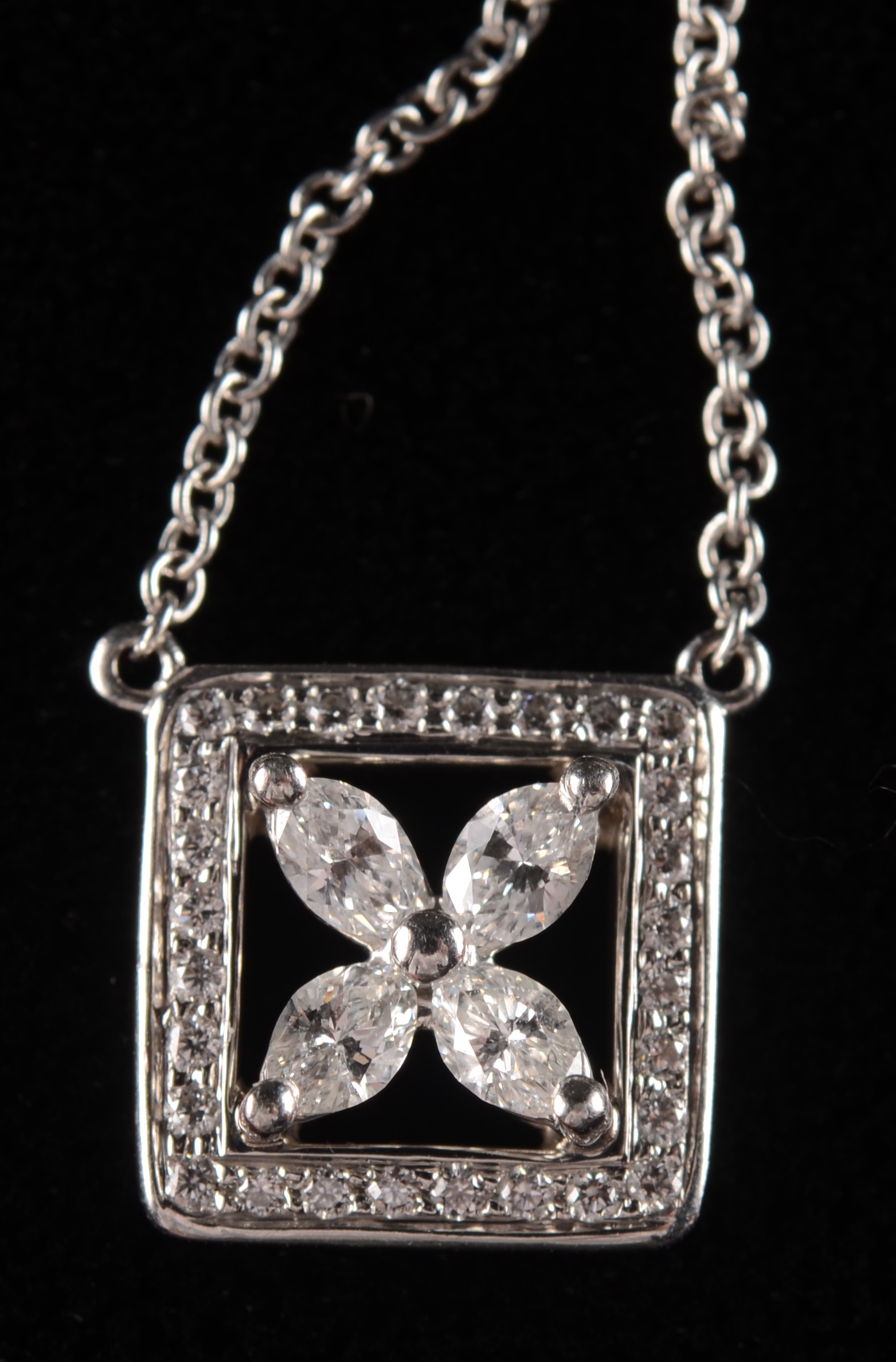 Tiffany & Co. Diamond and Platinum "Victoria" Necklace