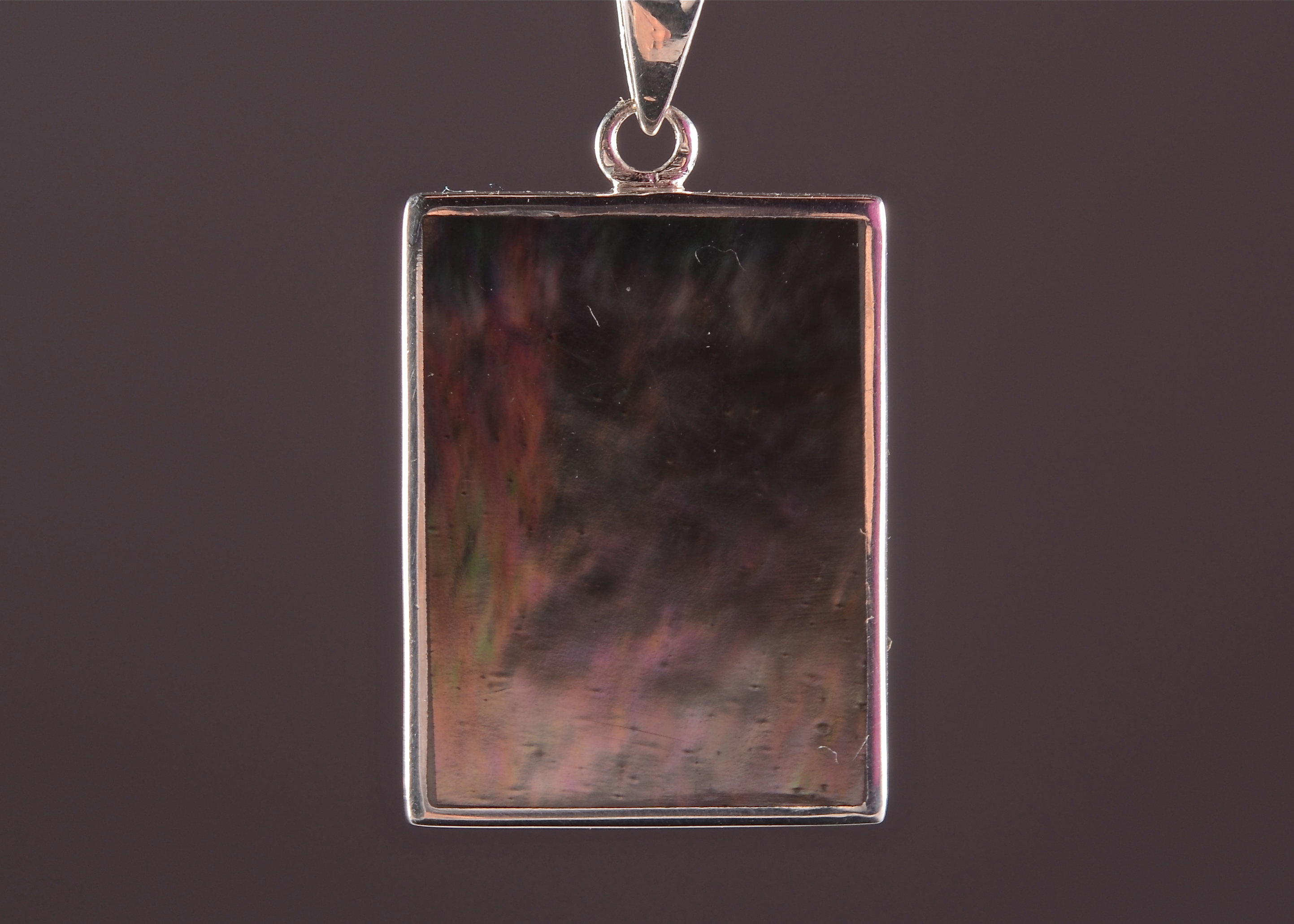 Rectangular Pendant With Mother of Pearl