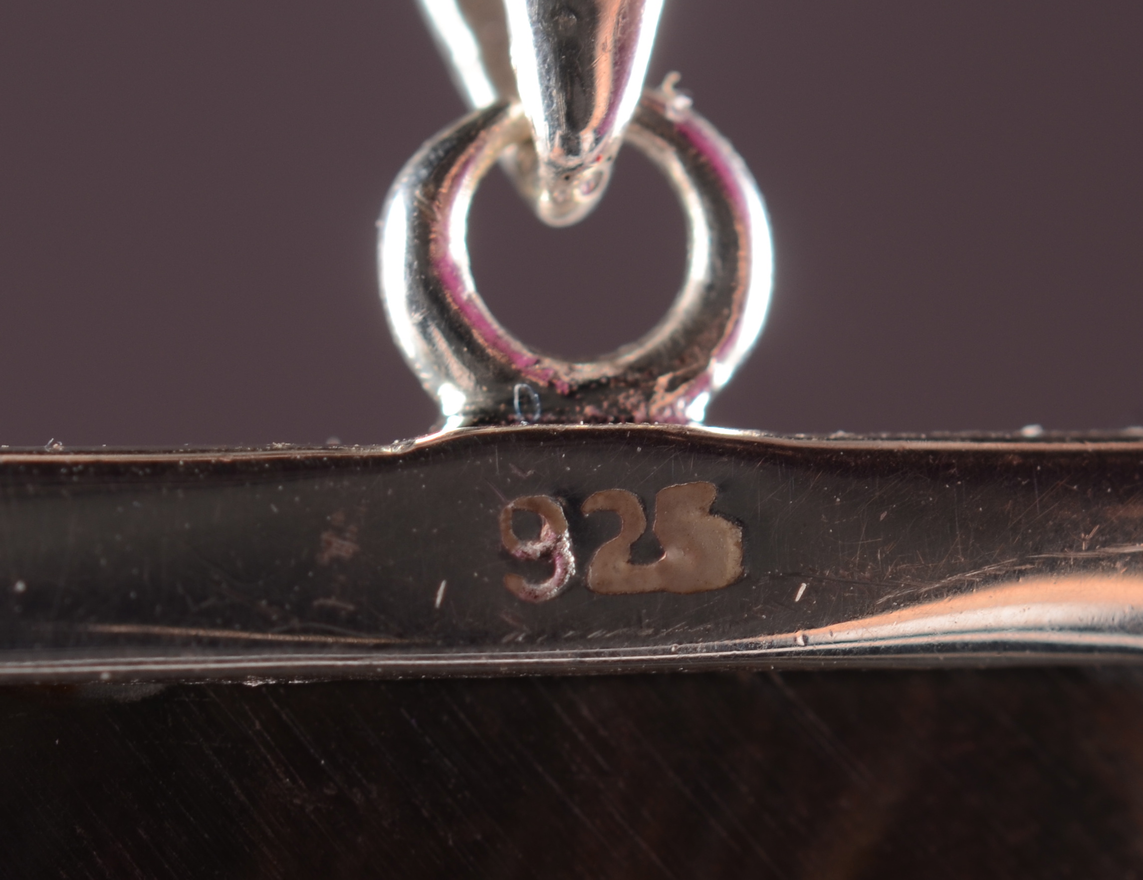 Rectangular Pendant With Mother of Pearl