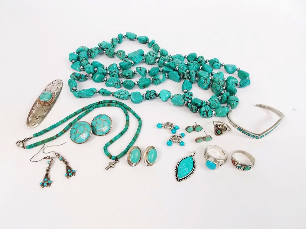 Turquoise and Sterling Silver Jewelry Collection 