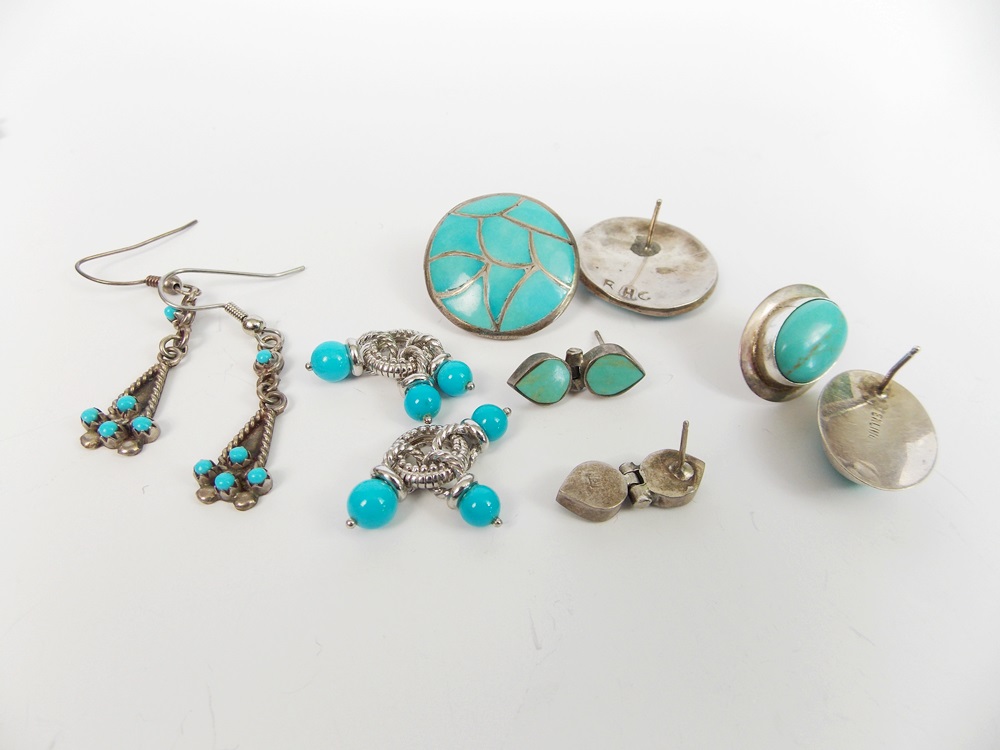 Turquoise and Sterling Silver Jewelry Collection 