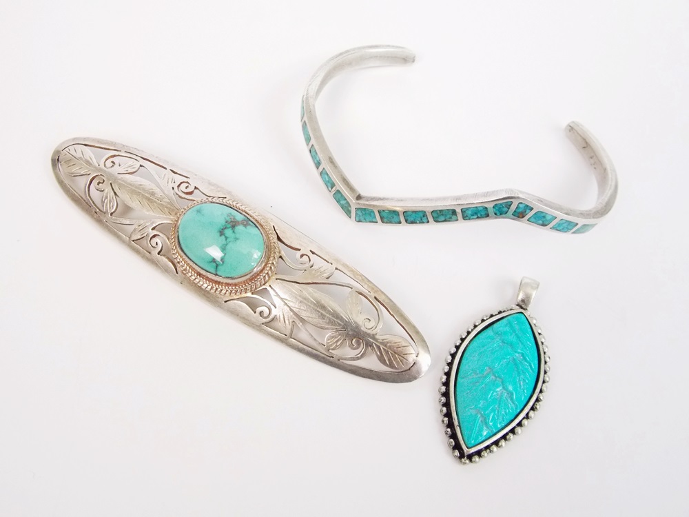 Turquoise and Sterling Silver Jewelry Collection 