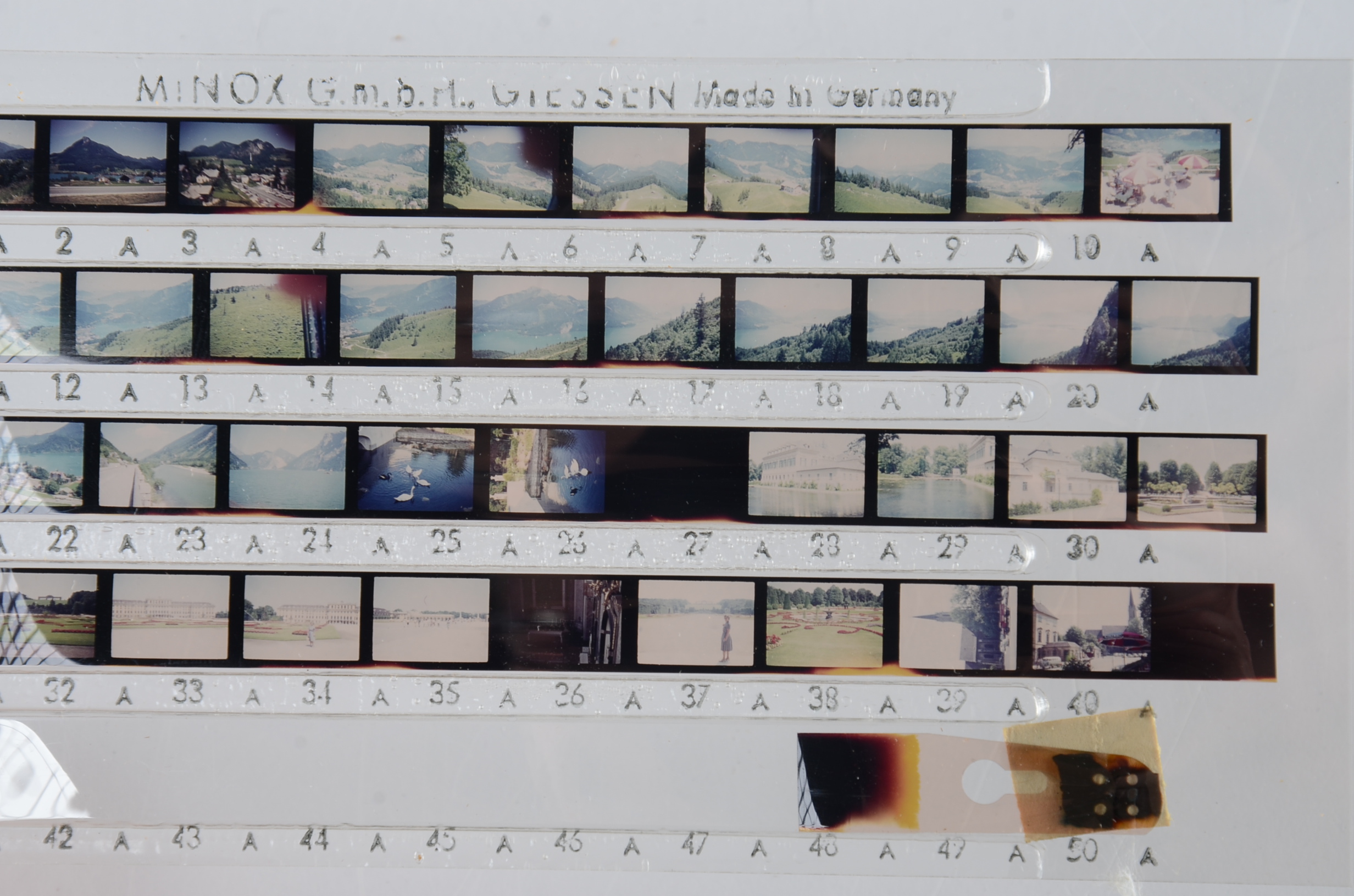 Grouping of Vintage Slides, Negatives, and Audio Reel