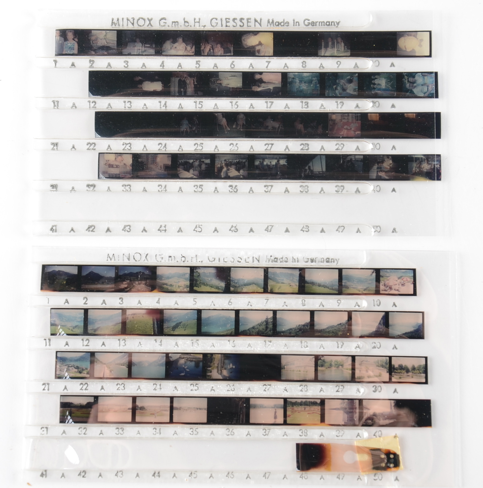 Grouping of Vintage Slides, Negatives, and Audio Reel