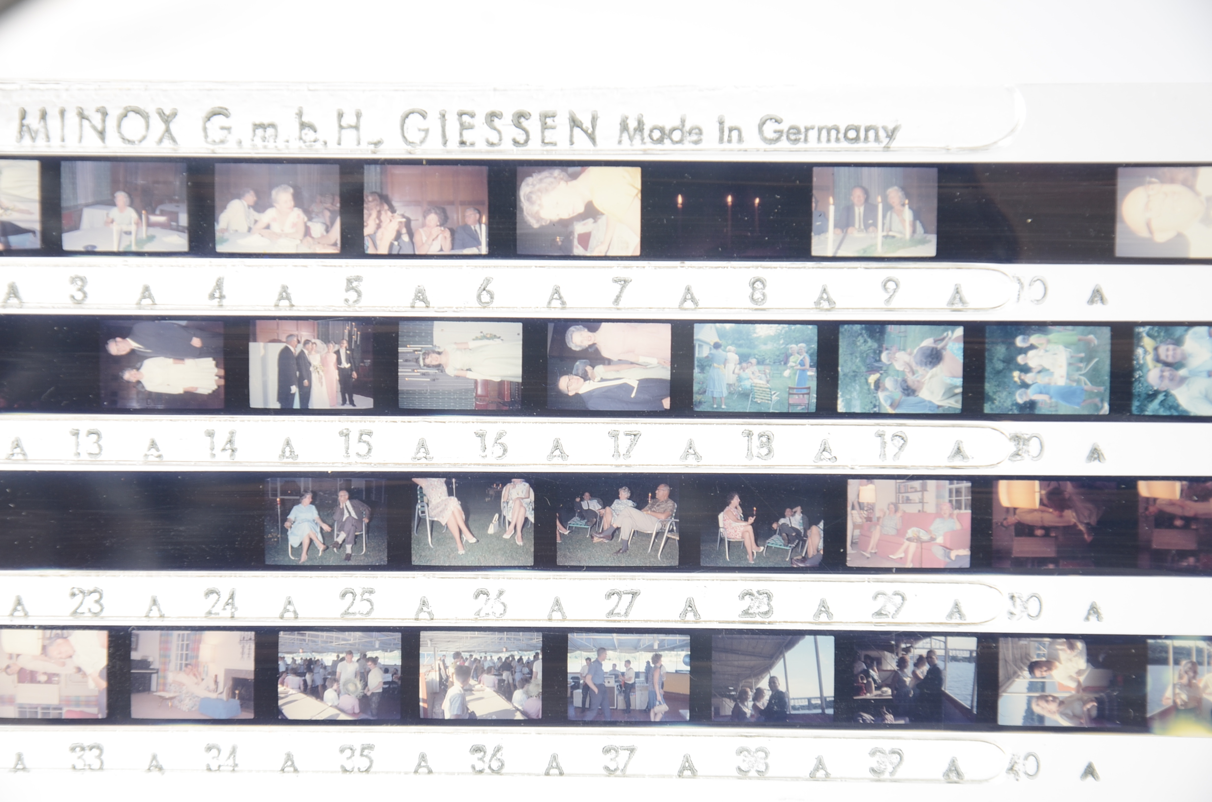 Grouping of Vintage Slides, Negatives, and Audio Reel