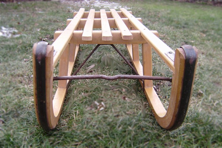 Gloco Original Davoser-Rodel Wooden Sled