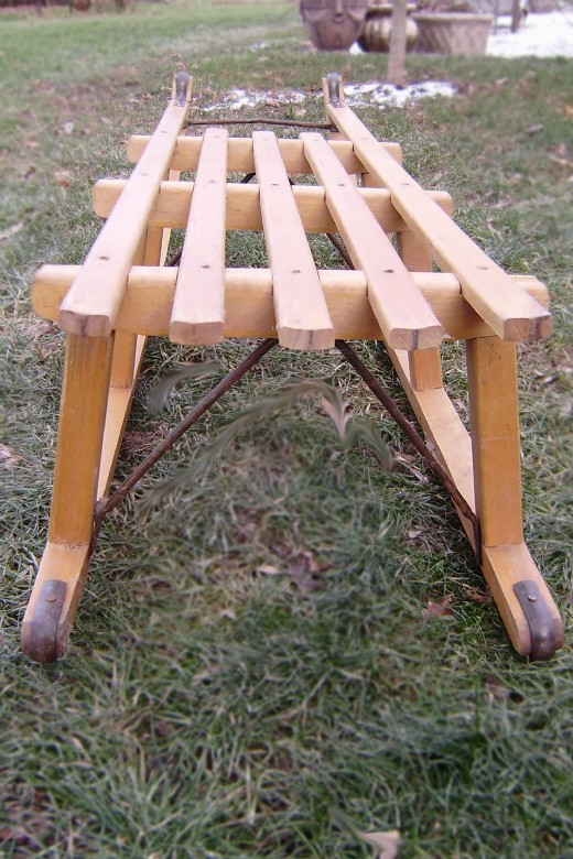 Gloco Original Davoser-Rodel Wooden Sled