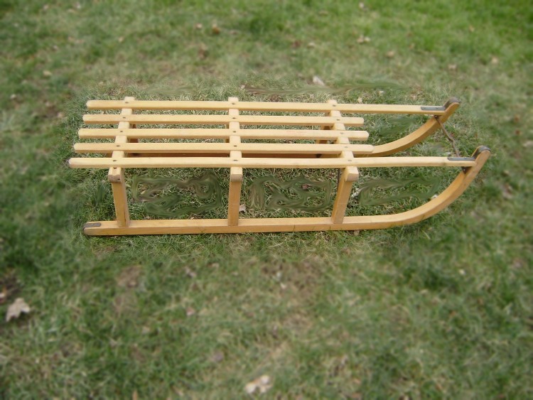 Gloco Original Davoser-Rodel Wooden Sled