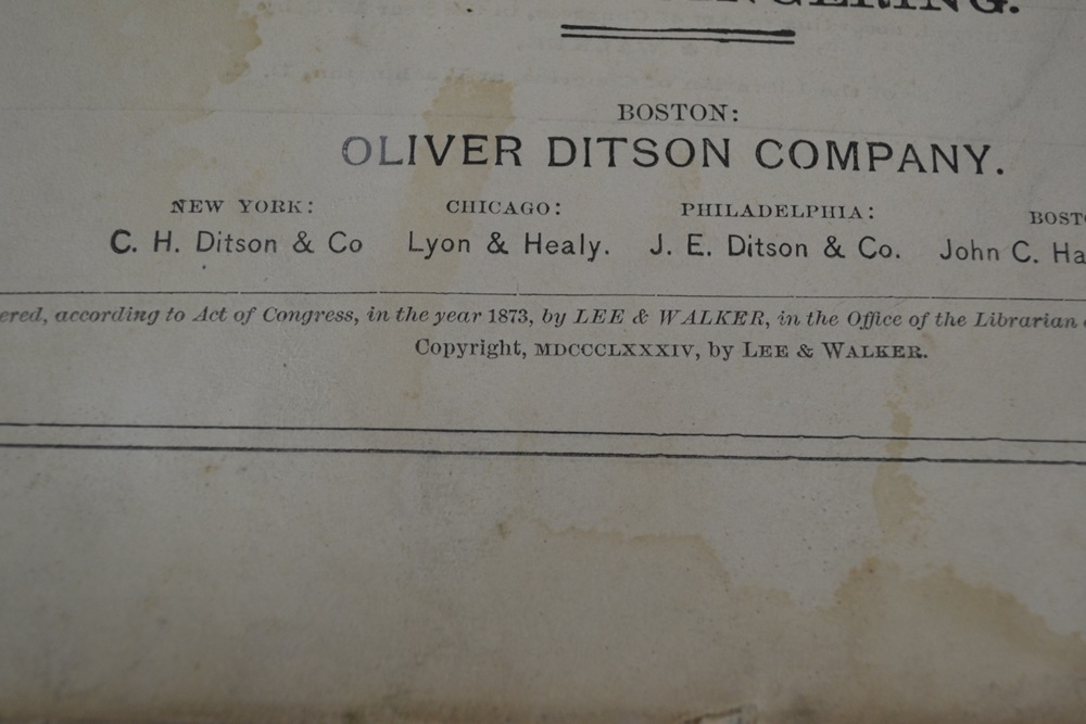 7 Books Of Vintage Sheet Music