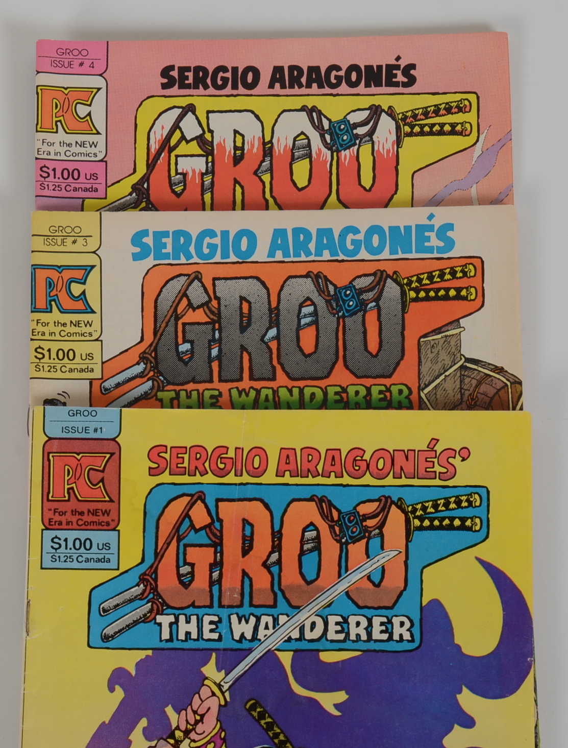 Eight Groo Comics from the 1980's