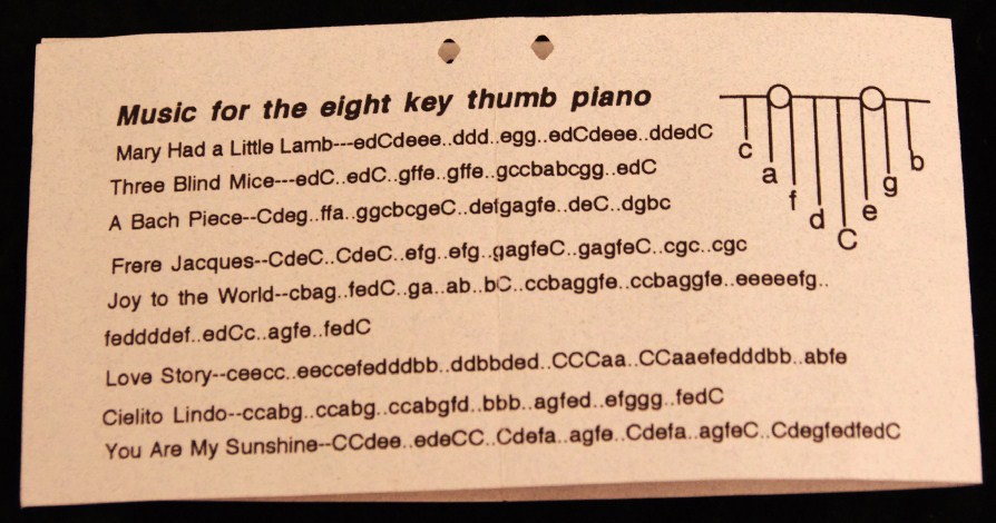 Goshen Finger Harp with Wonderful Tone