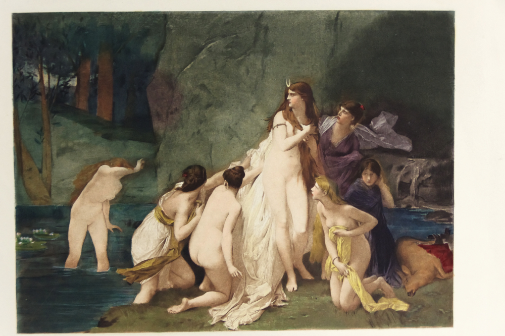 Three Beautiful Antique Photogravure Engravings