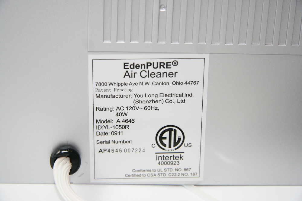 EdenPURE Air Purifier 