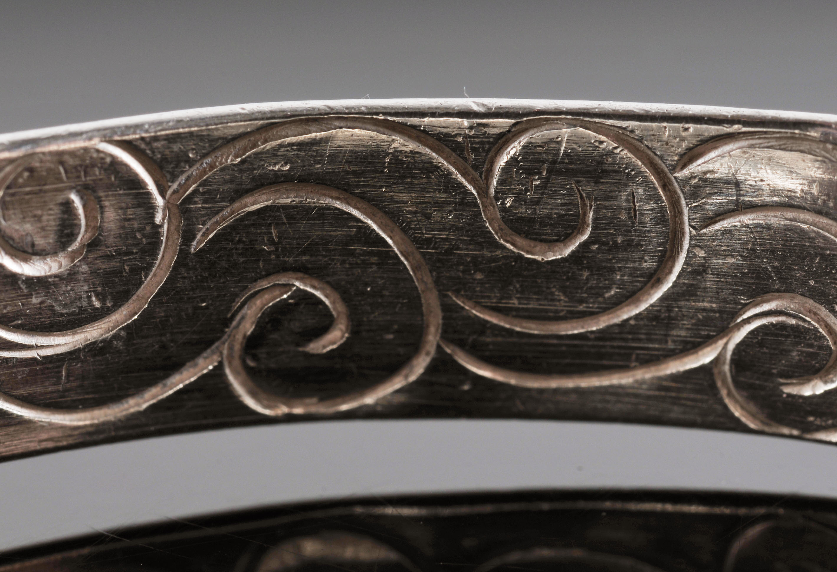 Lovely Pearl and Sterling Cuff Bracelet 