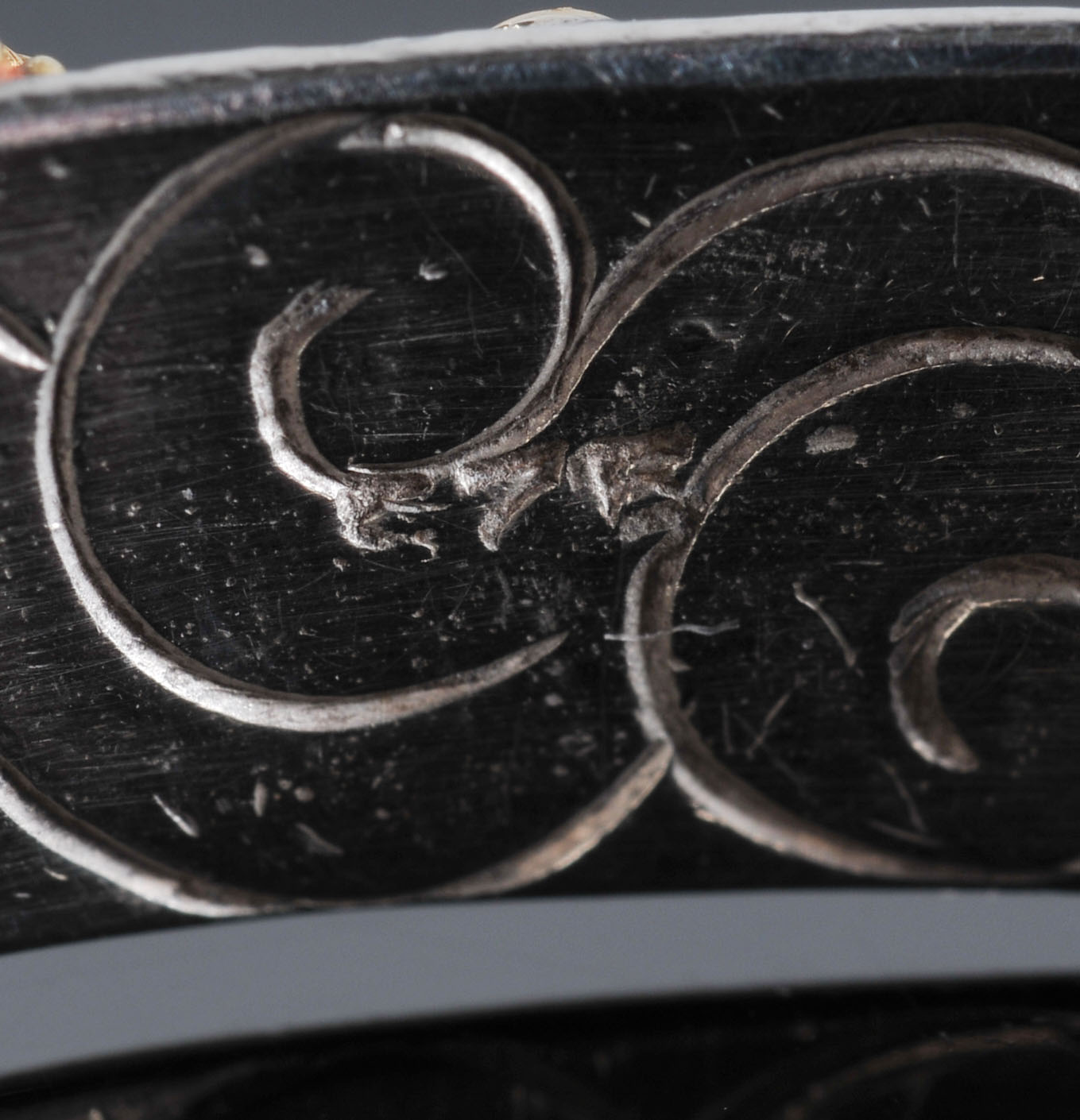 Lovely Pearl and Sterling Cuff Bracelet 