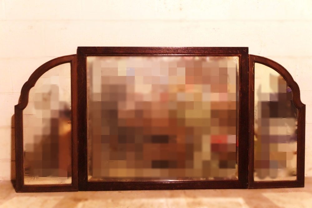 Three Framed Mirror Sections Coordinate Well Together or Separately