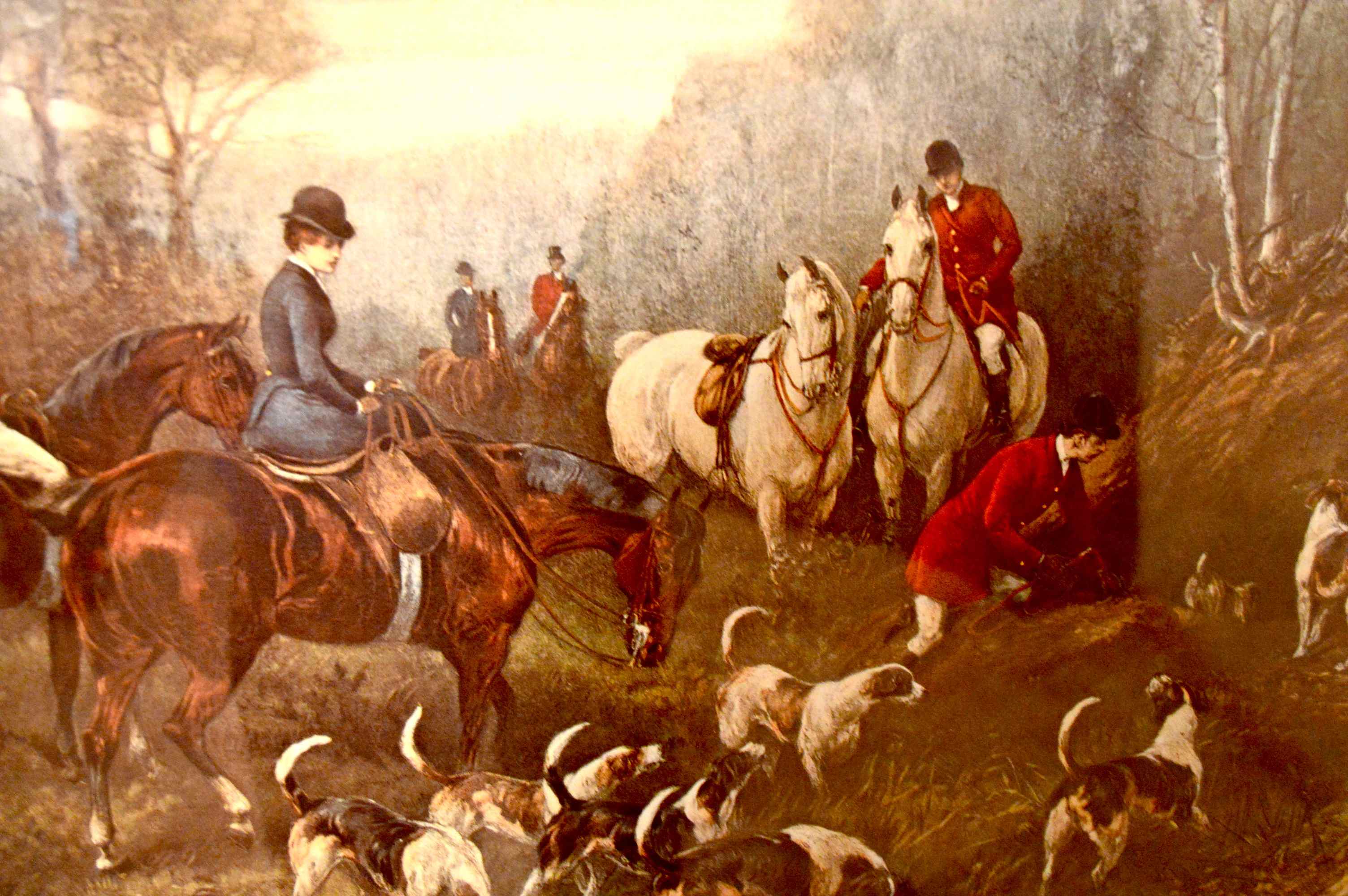 "Run To Earth" Print after Heywood Hardy