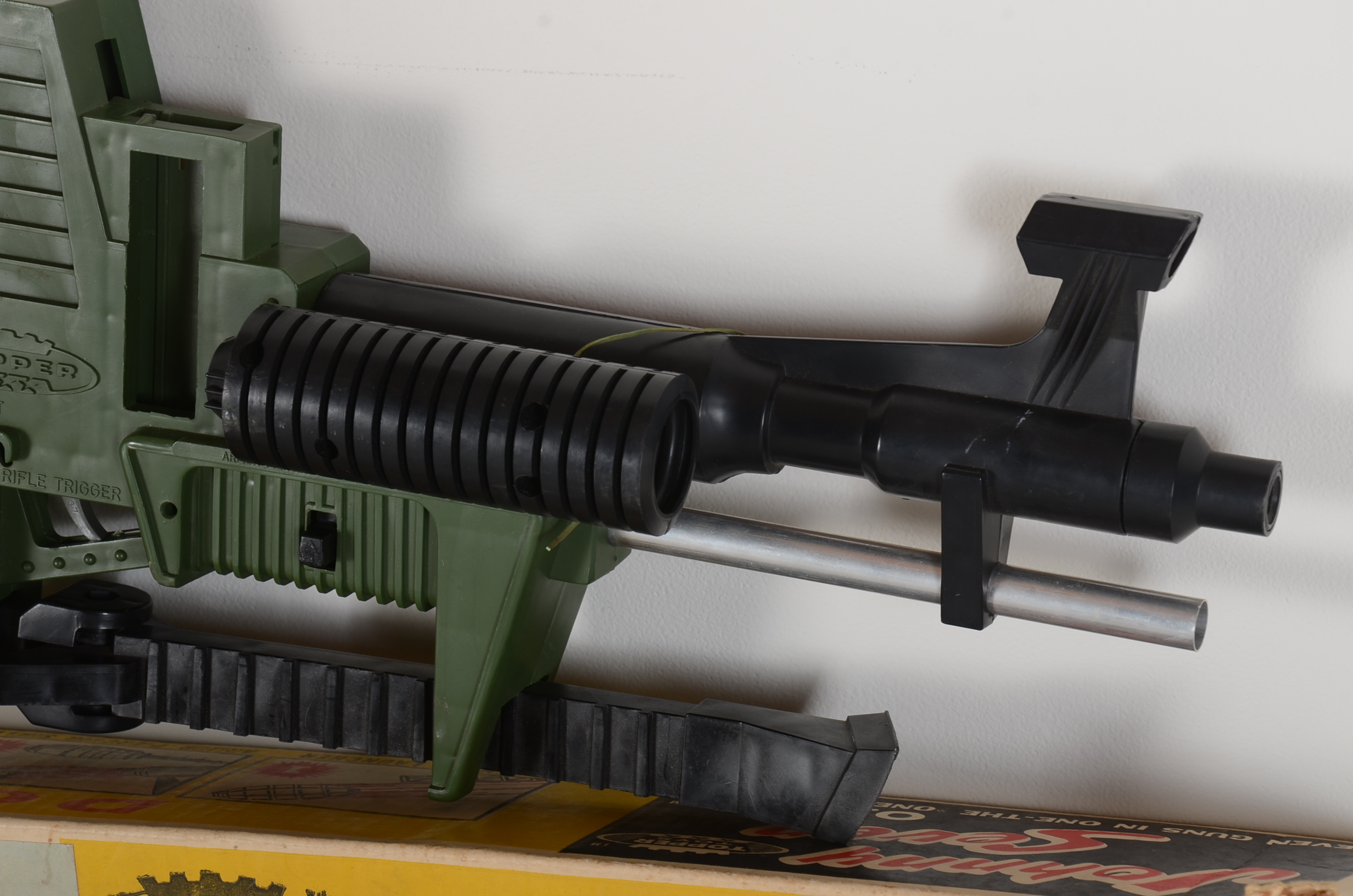 Vintage Johnny Seven "One Man Army" Topper Toys Gun In Original Box