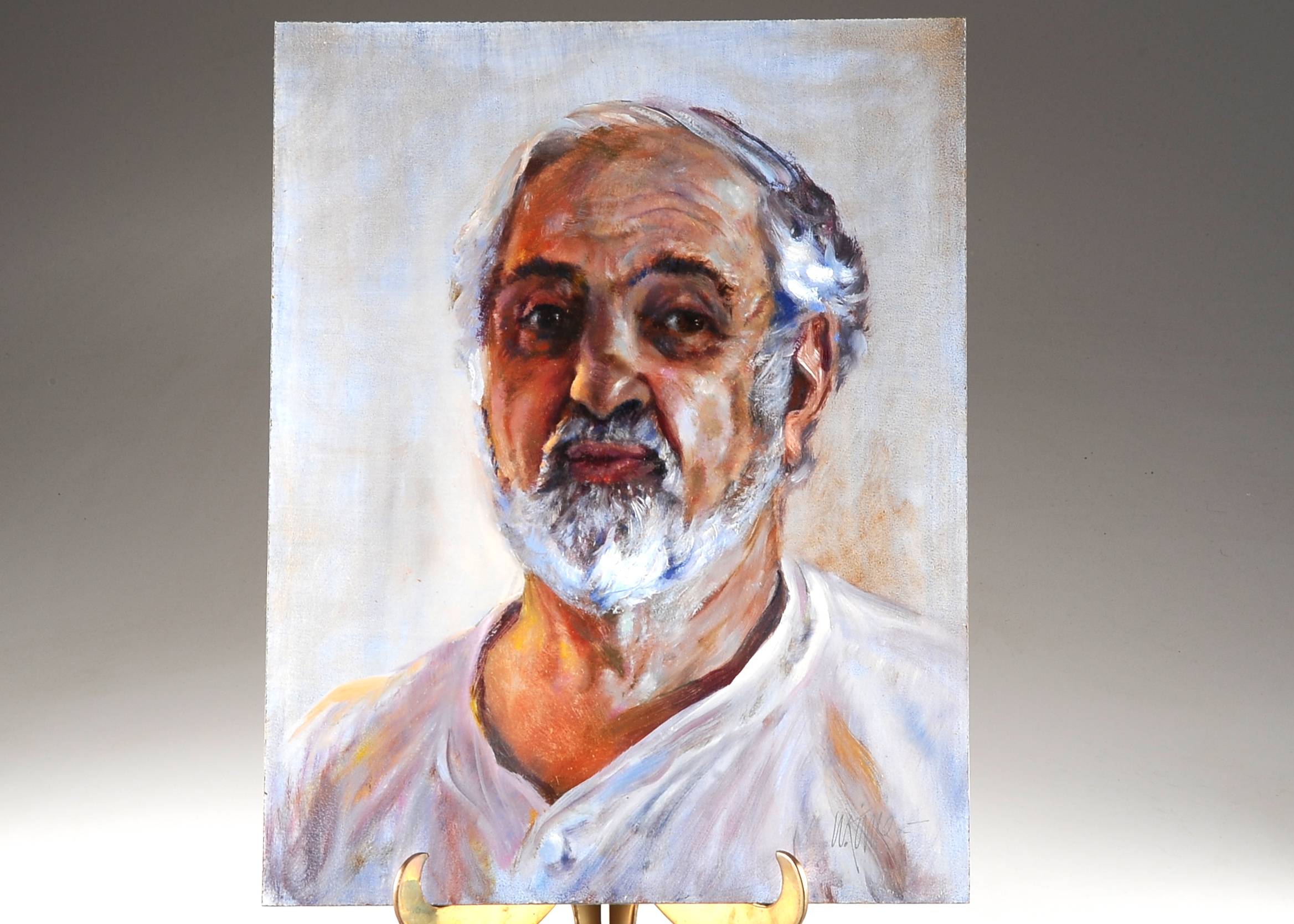 W. Kime Original Oil Board, Portrait