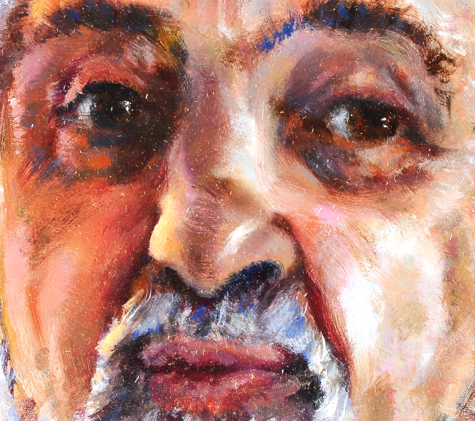 W. Kime Original Oil Board, Portrait