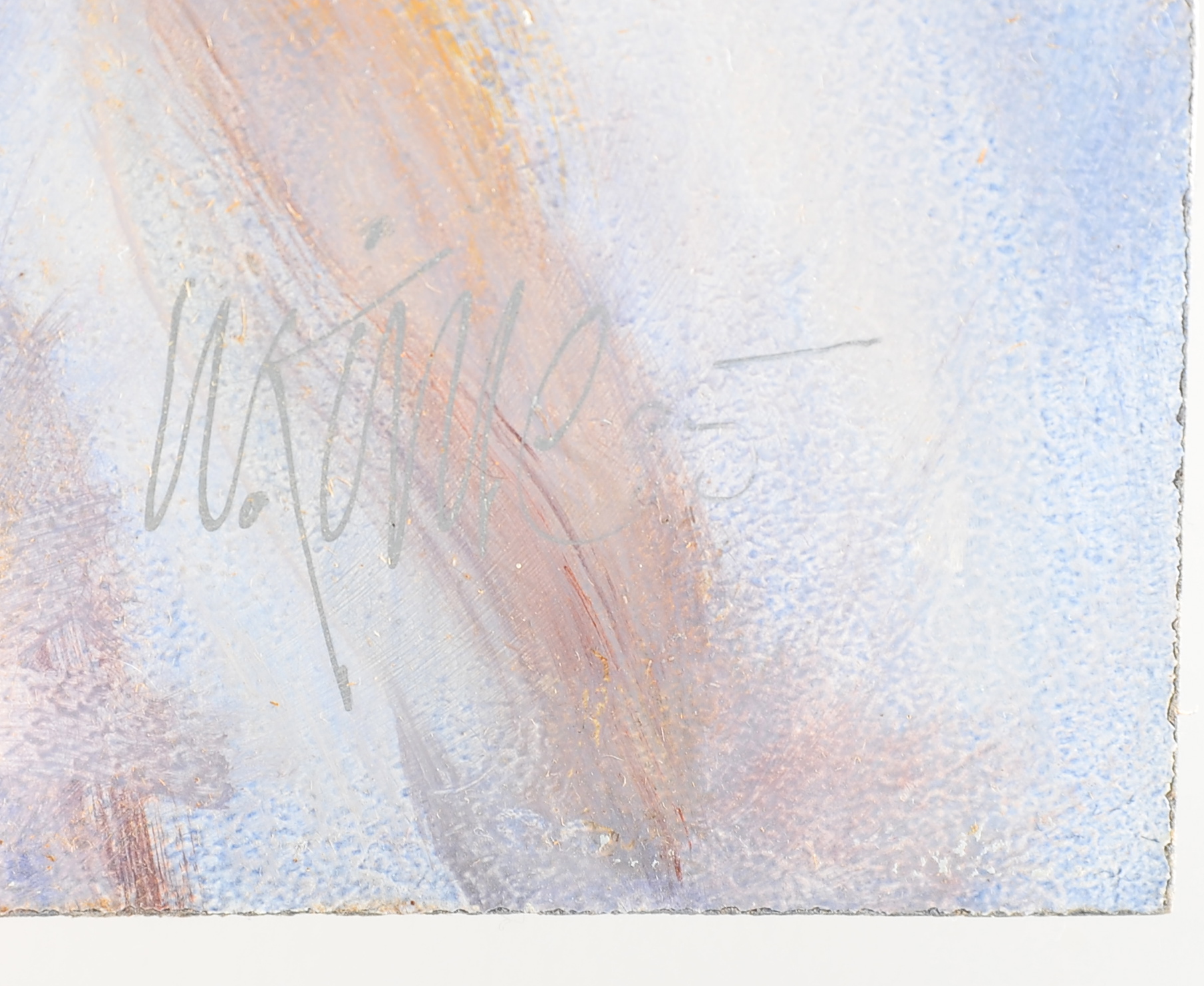 W. Kime Original Oil Board, Portrait