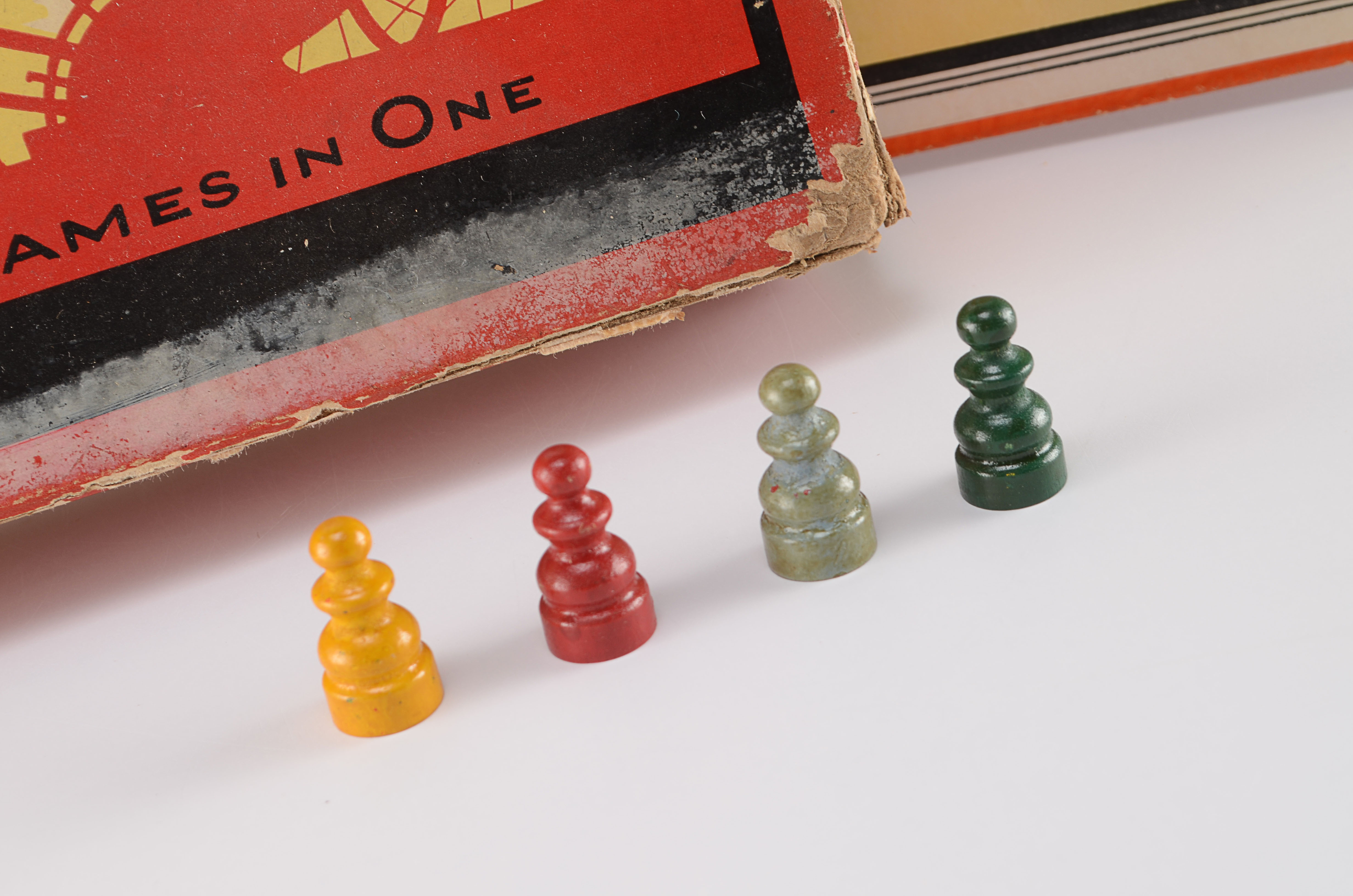 Vintage Parker Brothers' Chinese Checkers and Telka Game