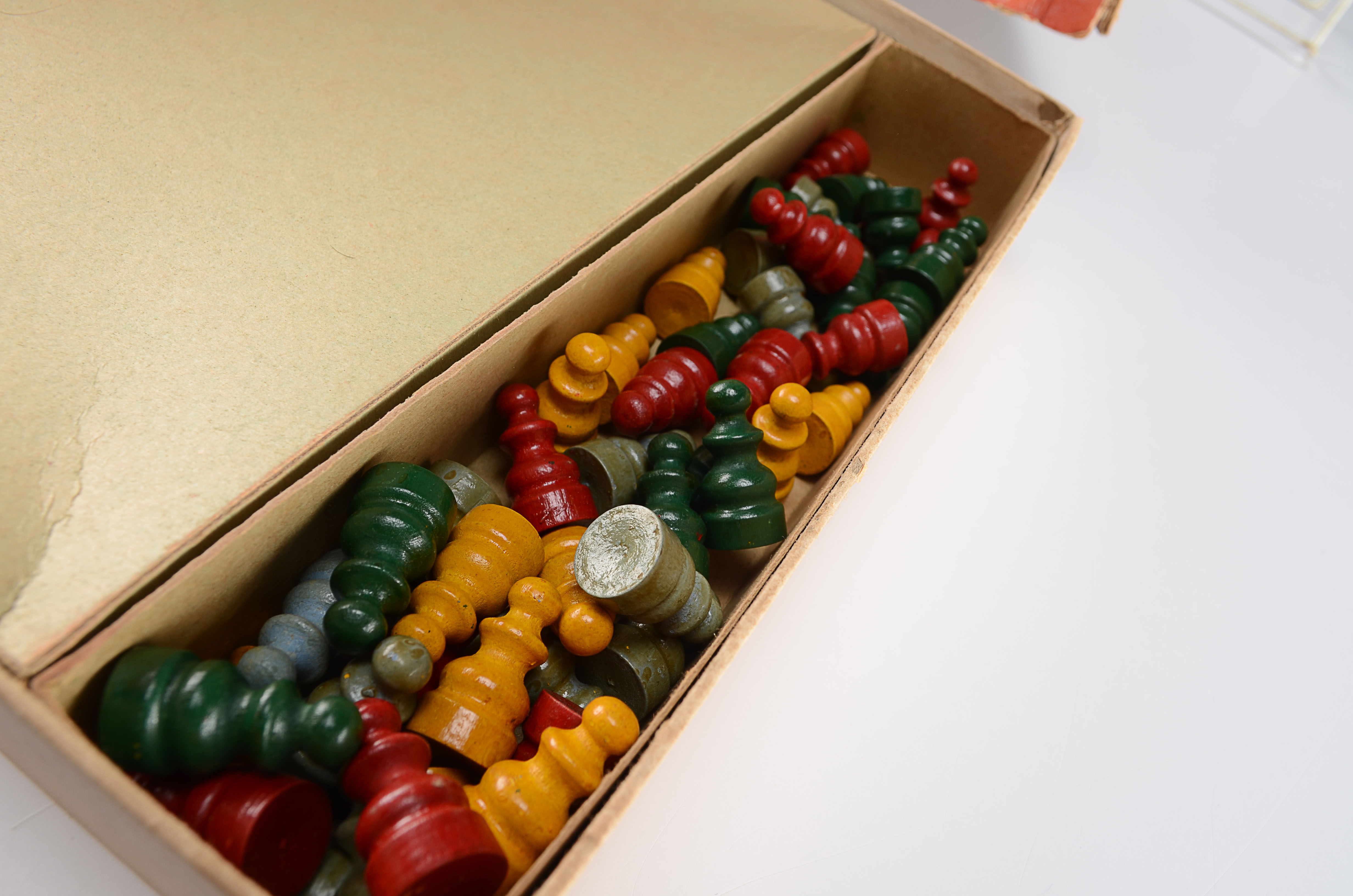 Vintage Parker Brothers' Chinese Checkers and Telka Game