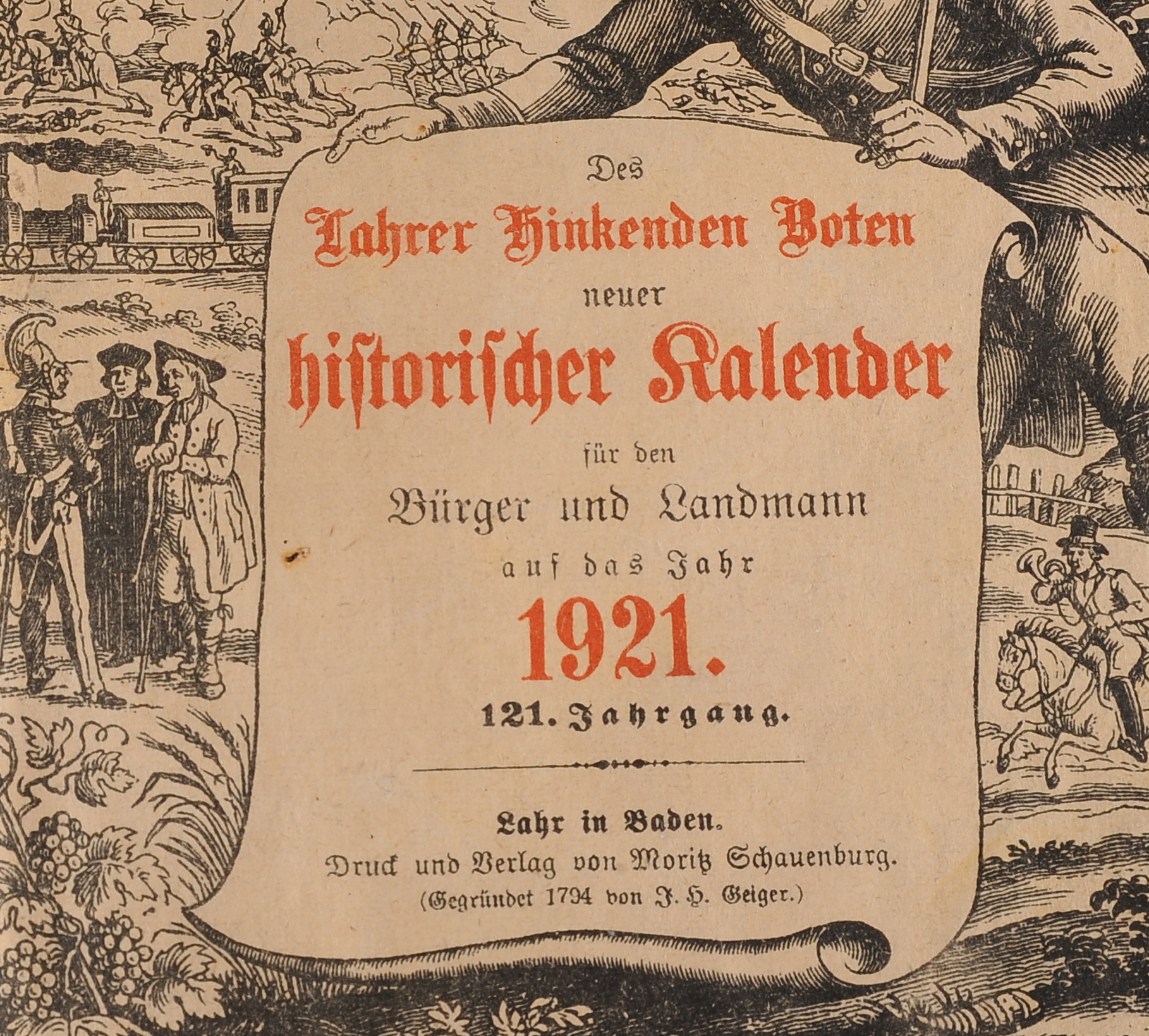 Three Vintage Magazines and Two German Language Almanacs 