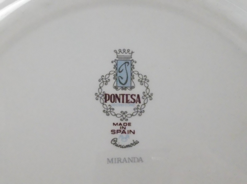 Spanish Pontesa China Set