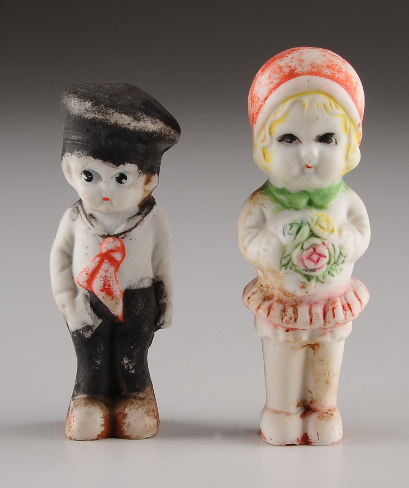 Vintage 'Made in Japan' Bisque Dolls and Accessories