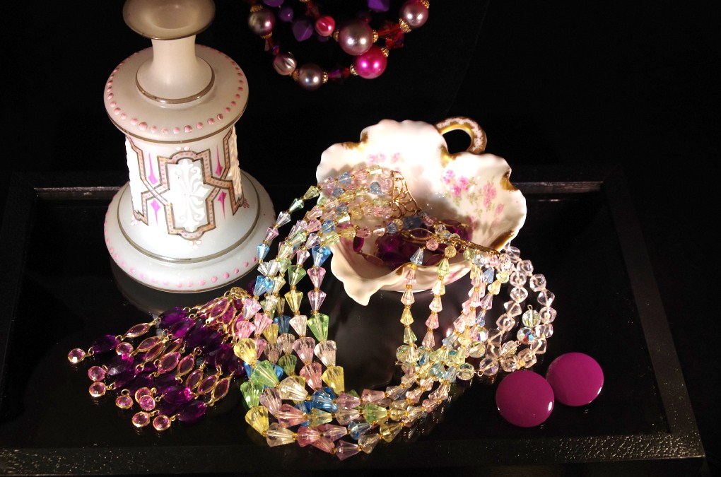 Collection of Jewelry and Accessories Includes a Haviland Bowl